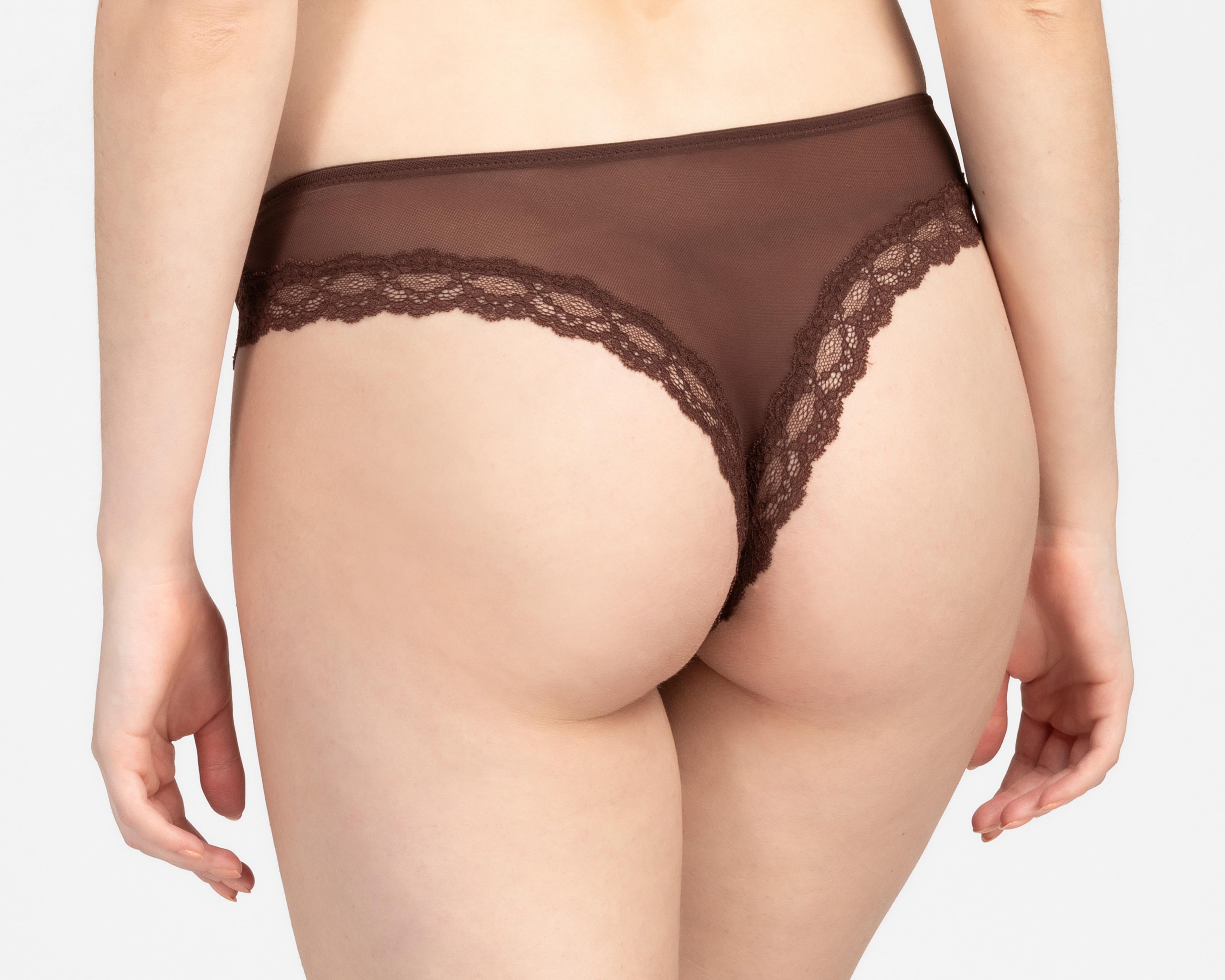 Foto 4 pulgar | Tanga con Encaje Eva tu Estilo Íntimo para Mujer 5 Piezas