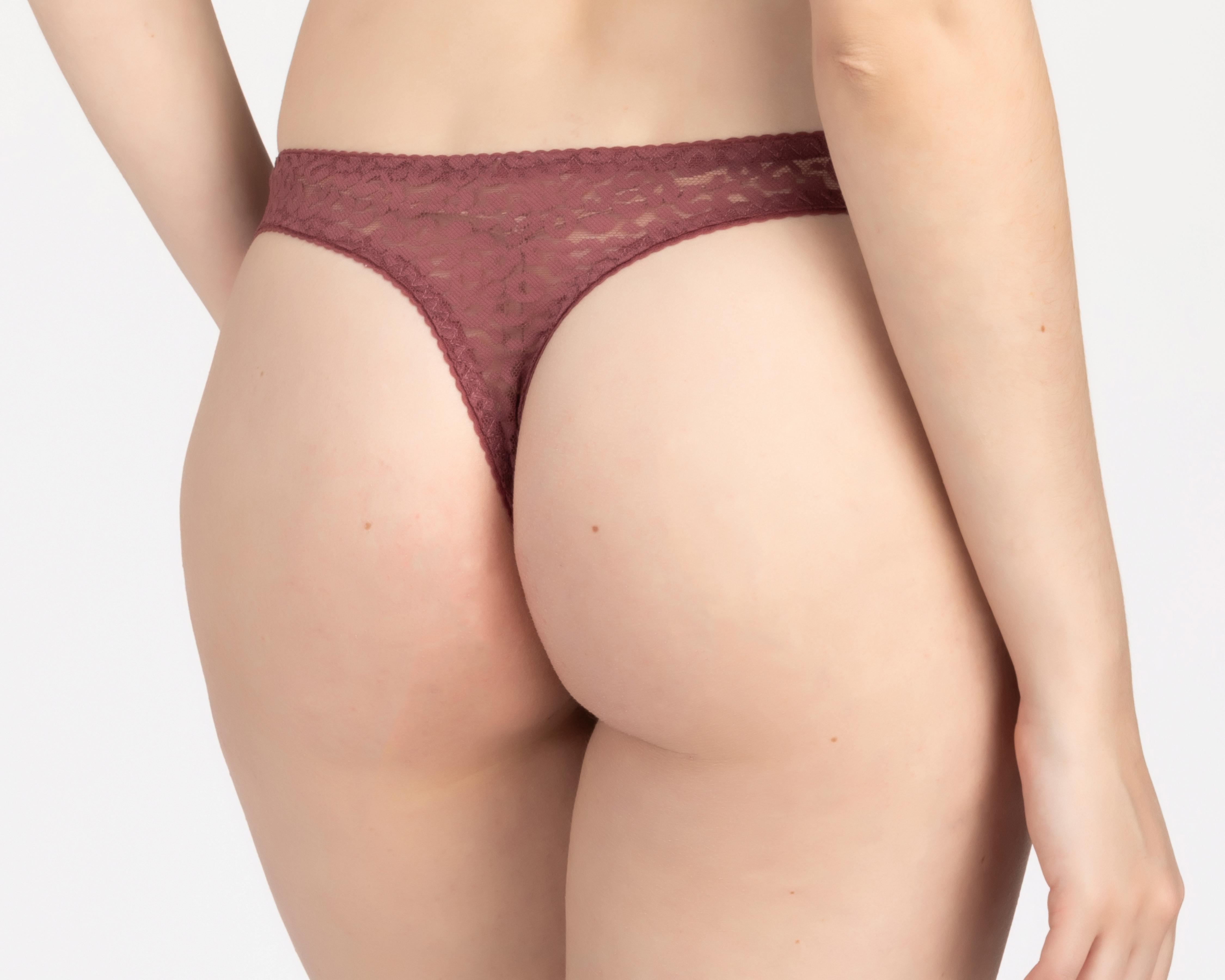 Foto 3 | Tanga con Encaje Eva tu Estilo Íntimo para Mujer 3 Piezas