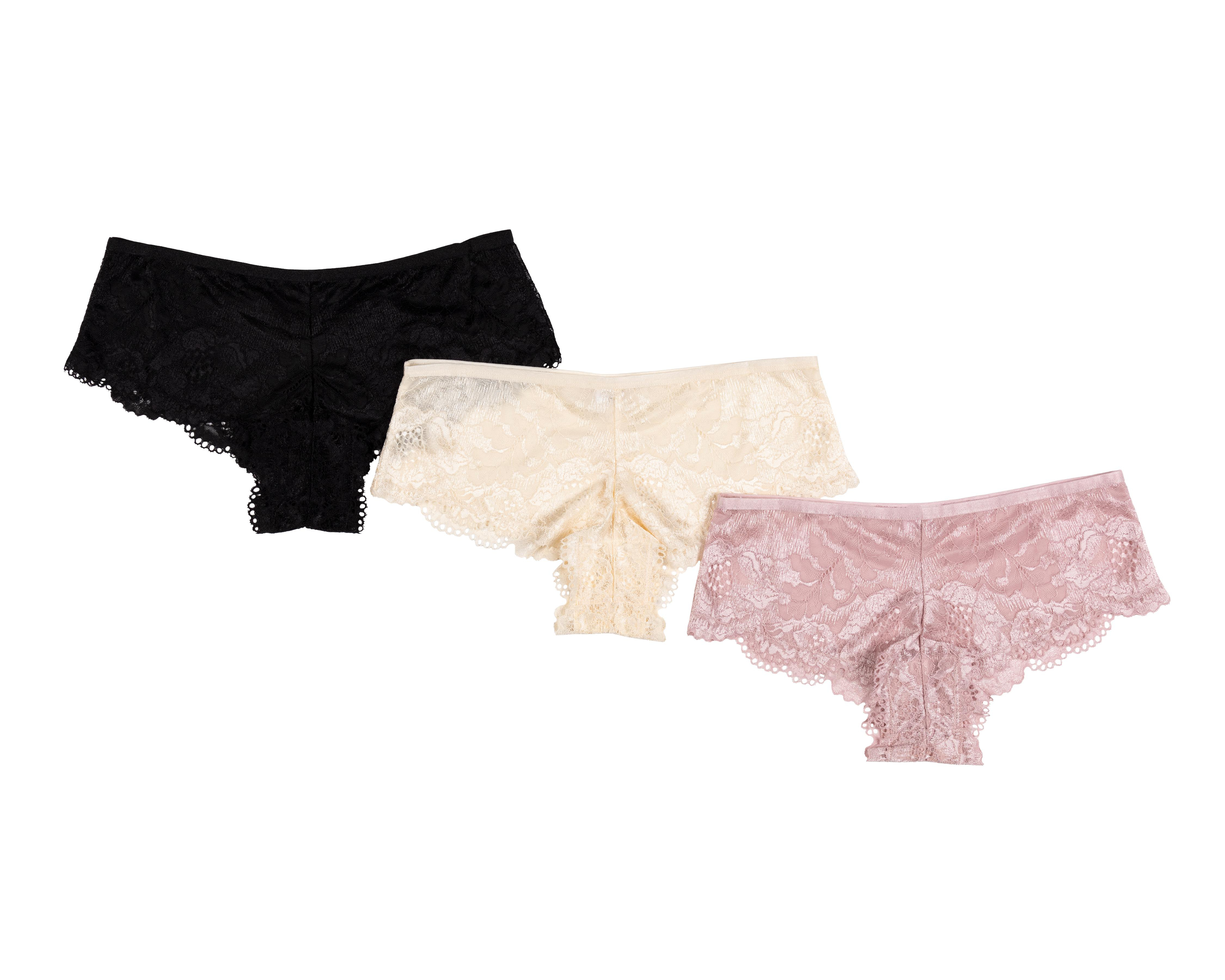 Bóxer de Encaje Eva Tu Estilo Íntimo para Mujer 3 Piezas