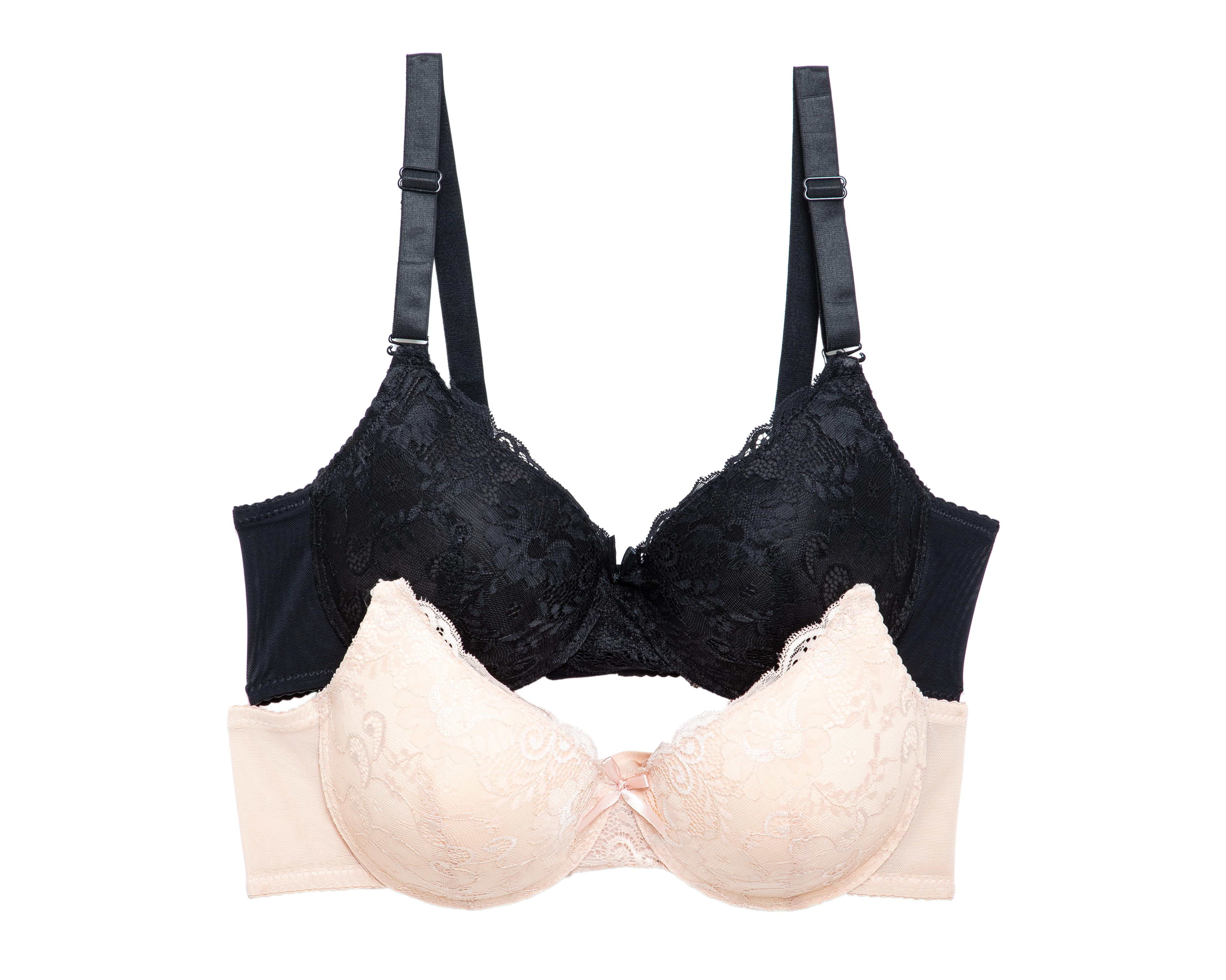 Brasier con Encaje Beauty Secret Copa Completa 2 Pack
