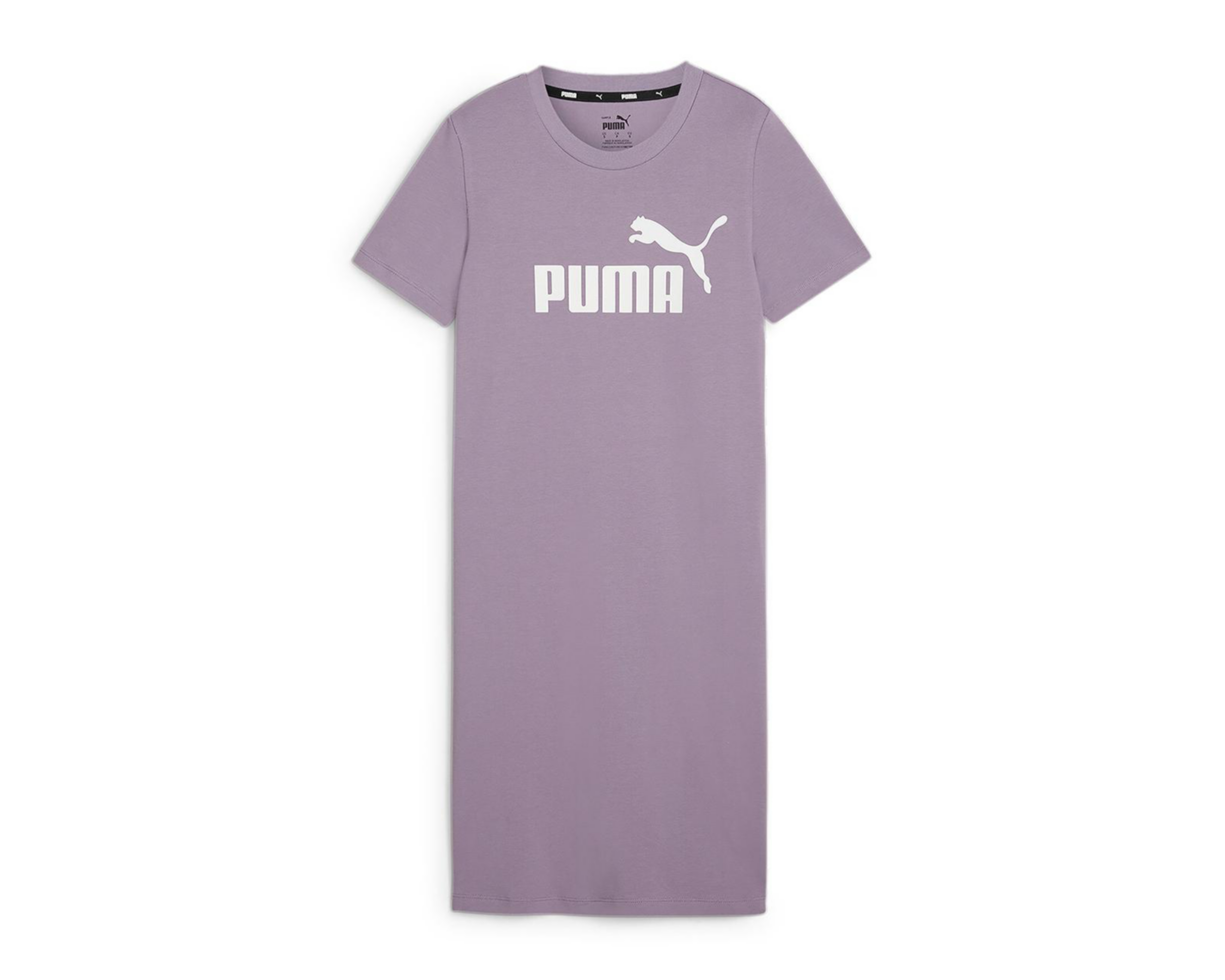 Foto 2 pulgar | Vestido Casual Puma Gris Corto Manga Corta