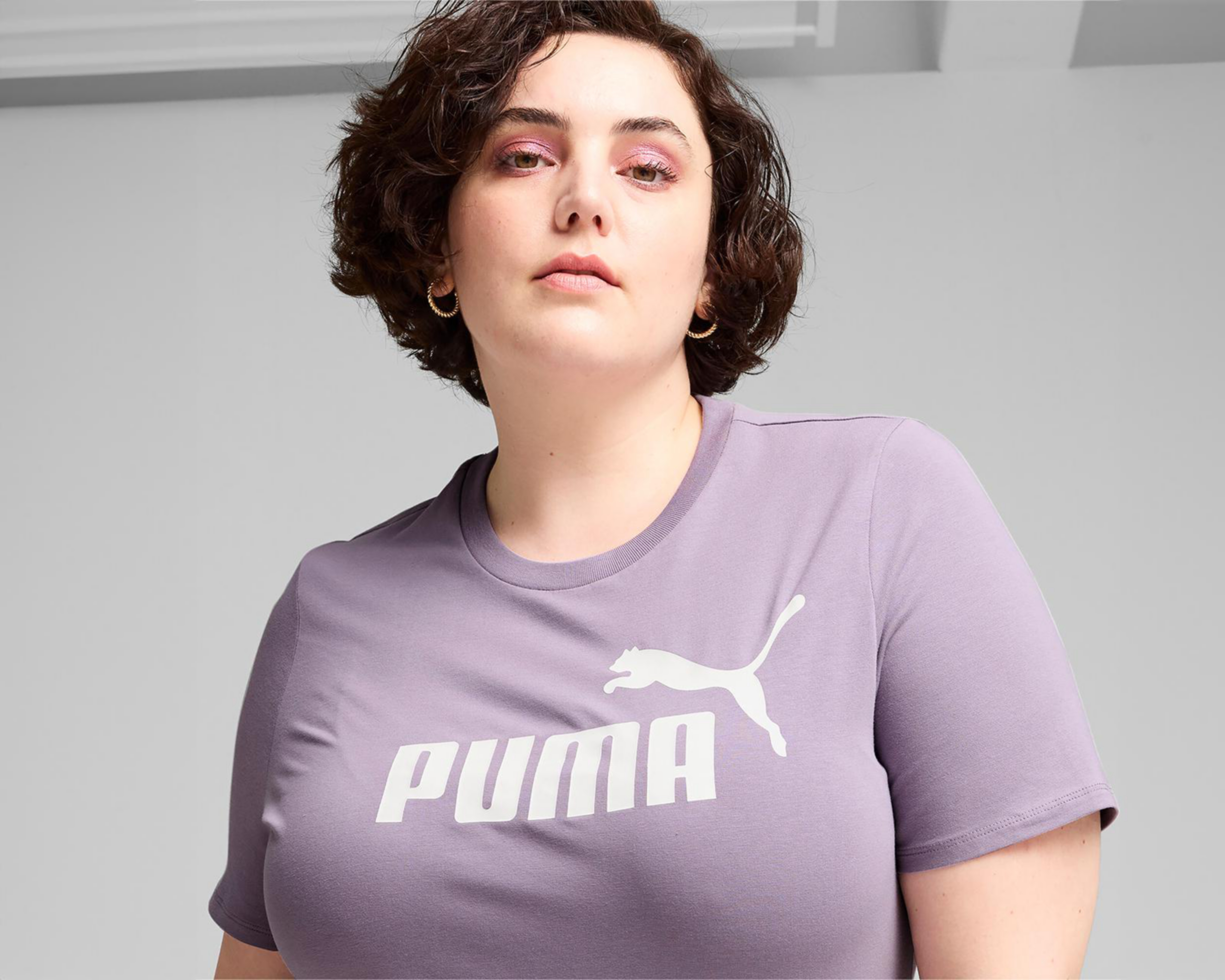 Foto 7 | Vestido Casual Puma Gris Corto Manga Corta