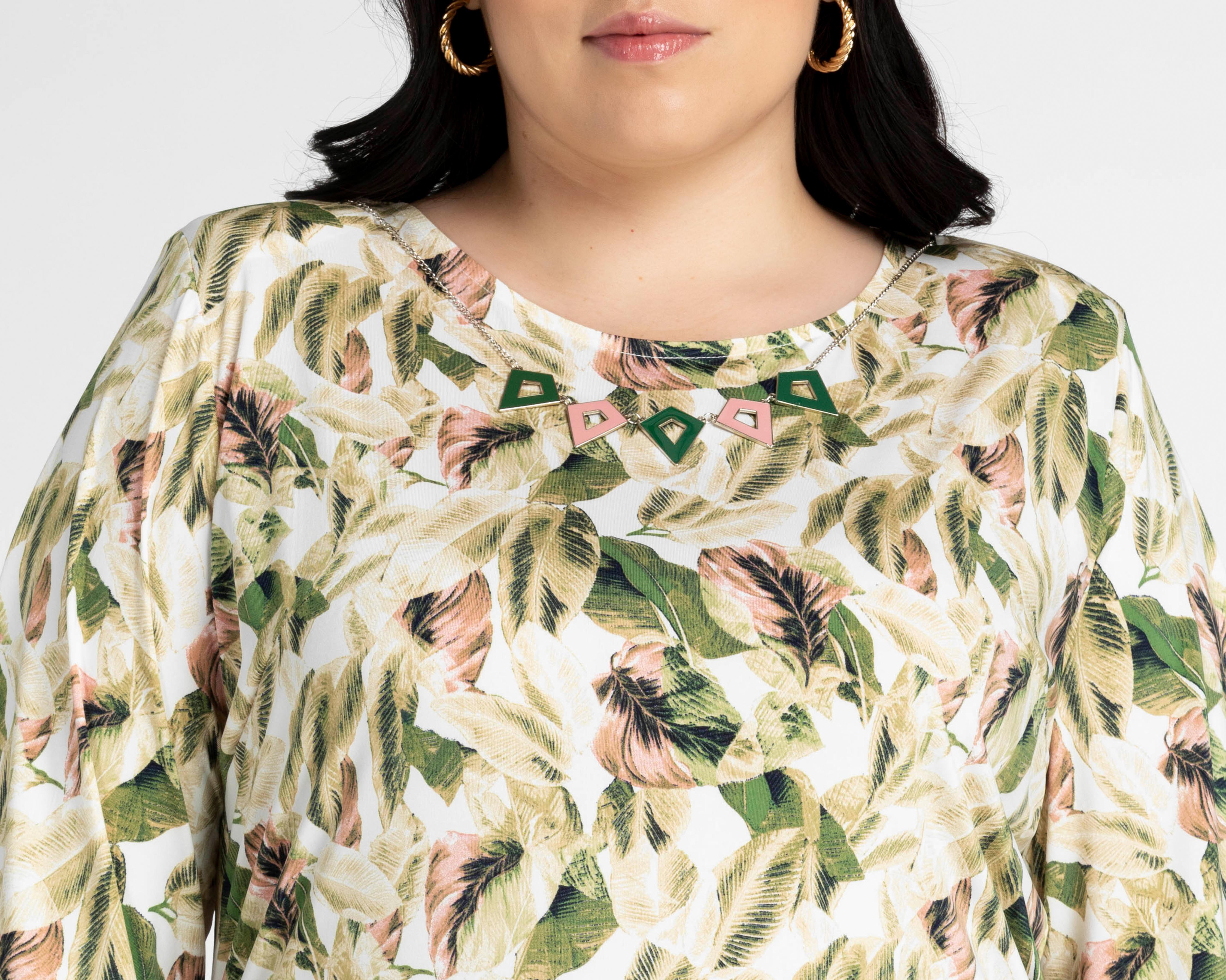 Foto 4 | Blusa Paloma Manga 3/4 con Collar