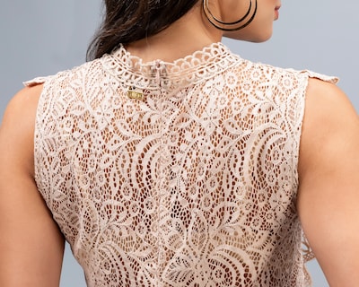 Foto 5 | Blusa de Encaje Jennifer Lopez para Mujer