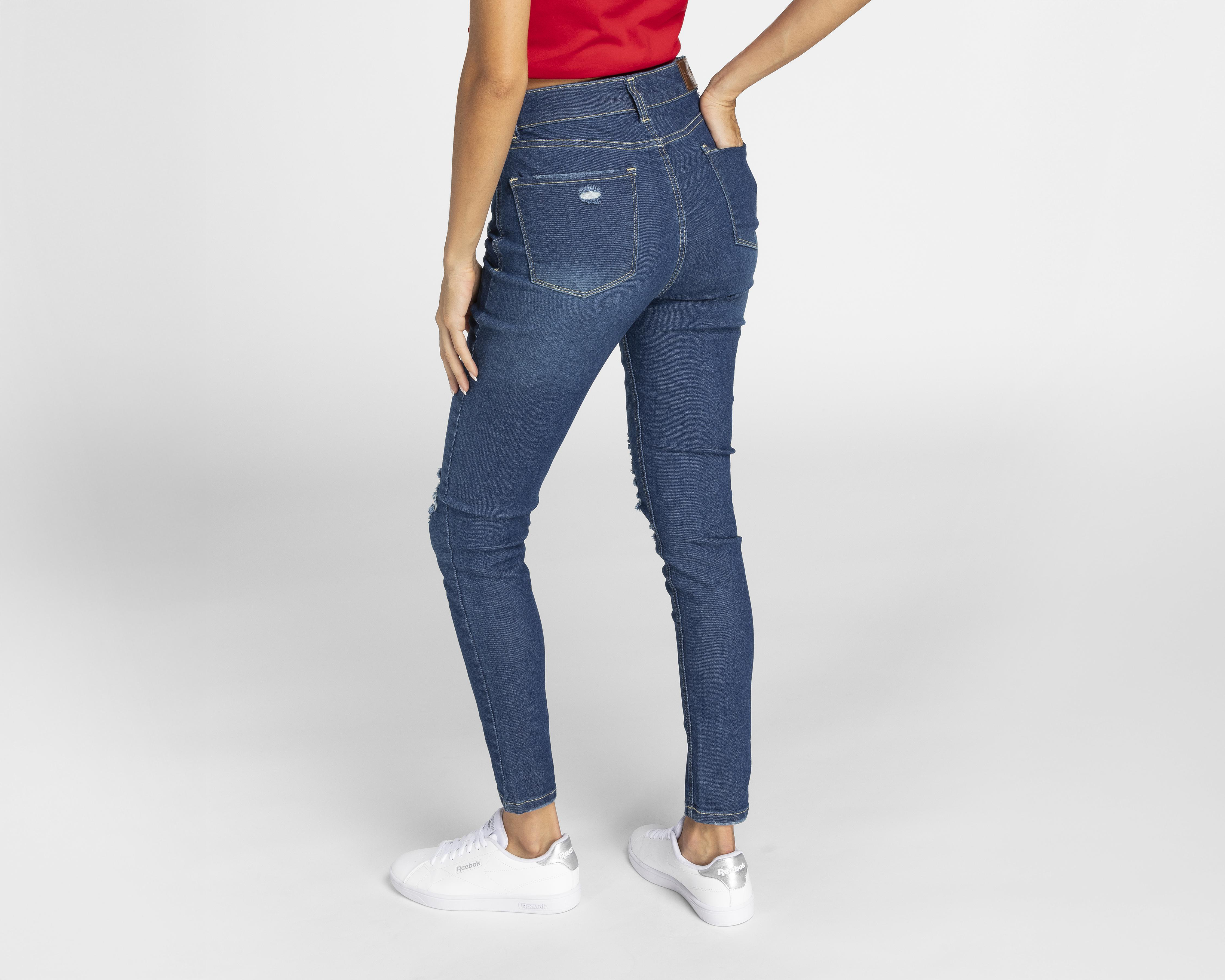 Foto 4 pulgar | Jeans 18 Forever Skinny Tiro Alto