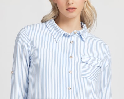 Foto 4 | Blusa Refill a Rayas para Mujer
