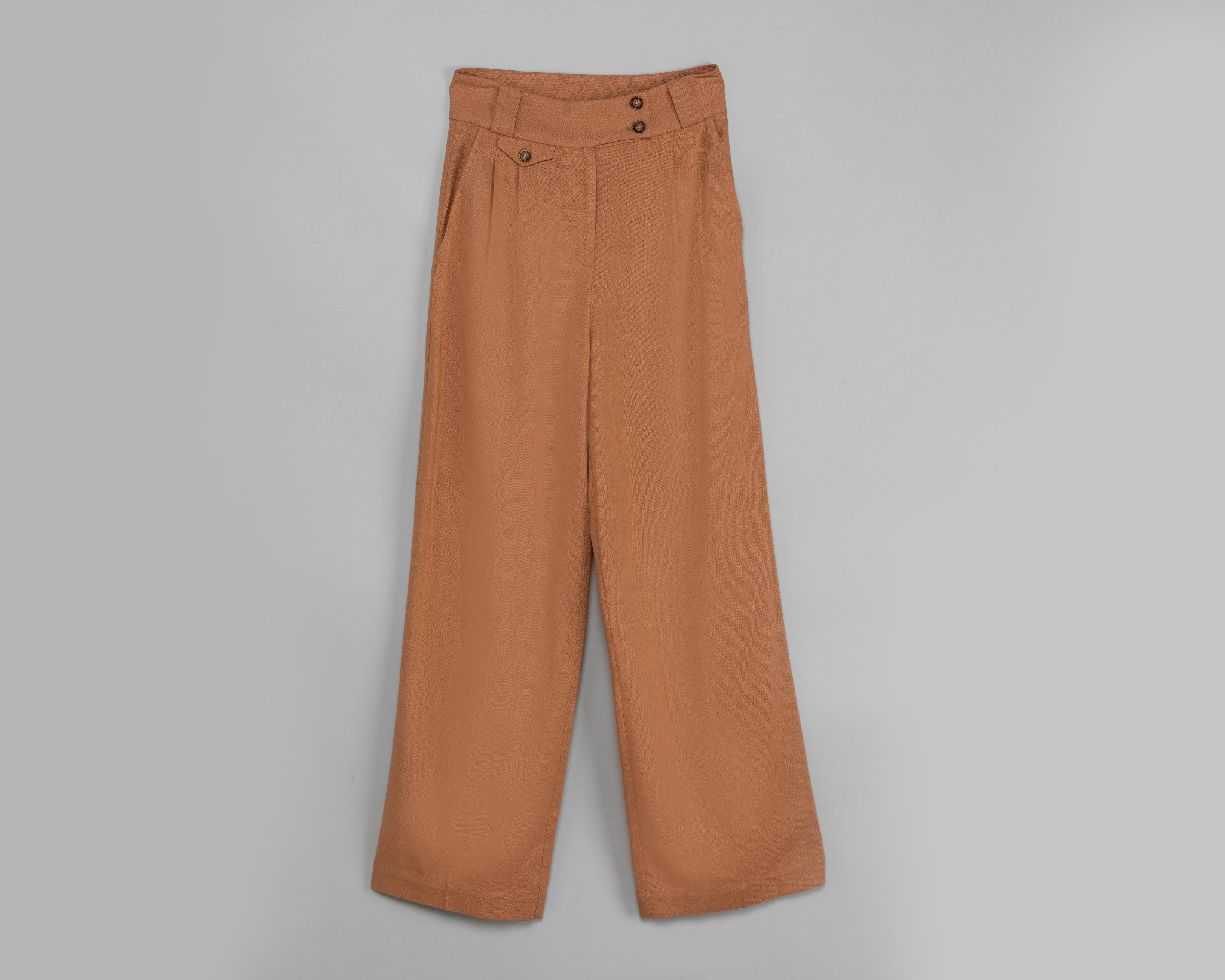 Pantalón de Vestir Sahara Cintura Alta $379