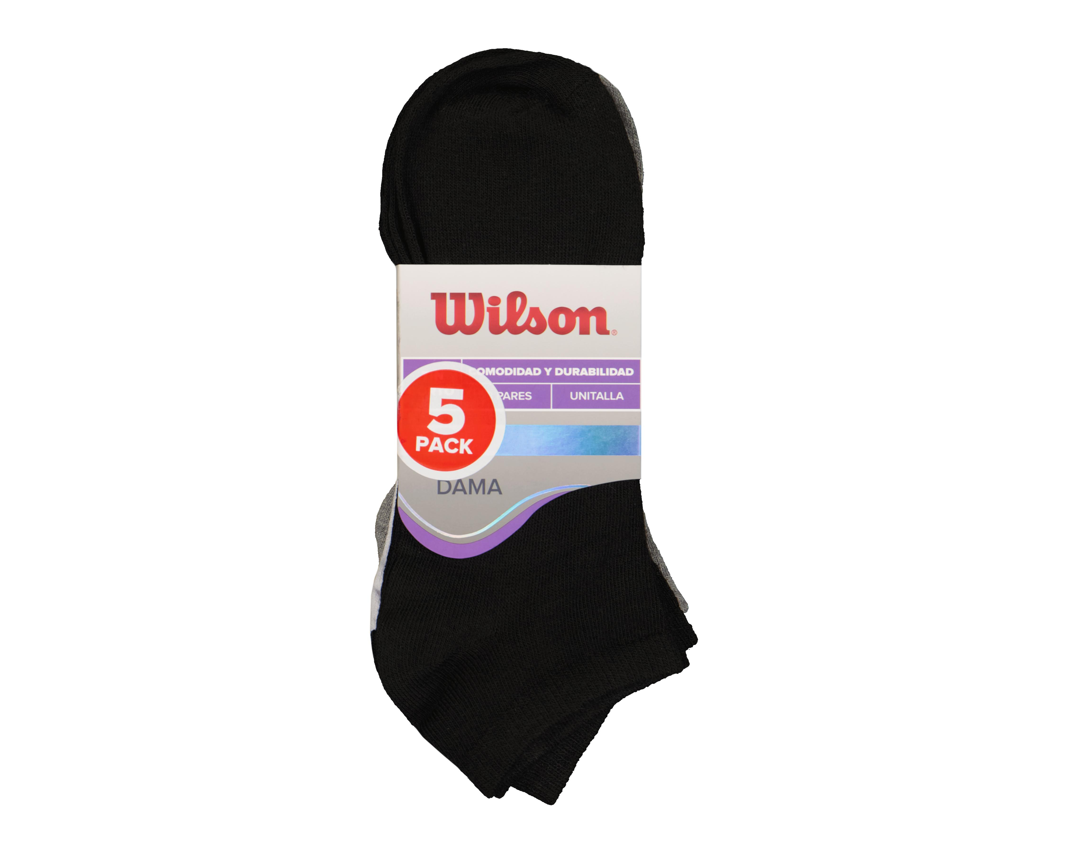 Foto 3 | Calcetas Deportivas Wilson para Mujer 5 Pares