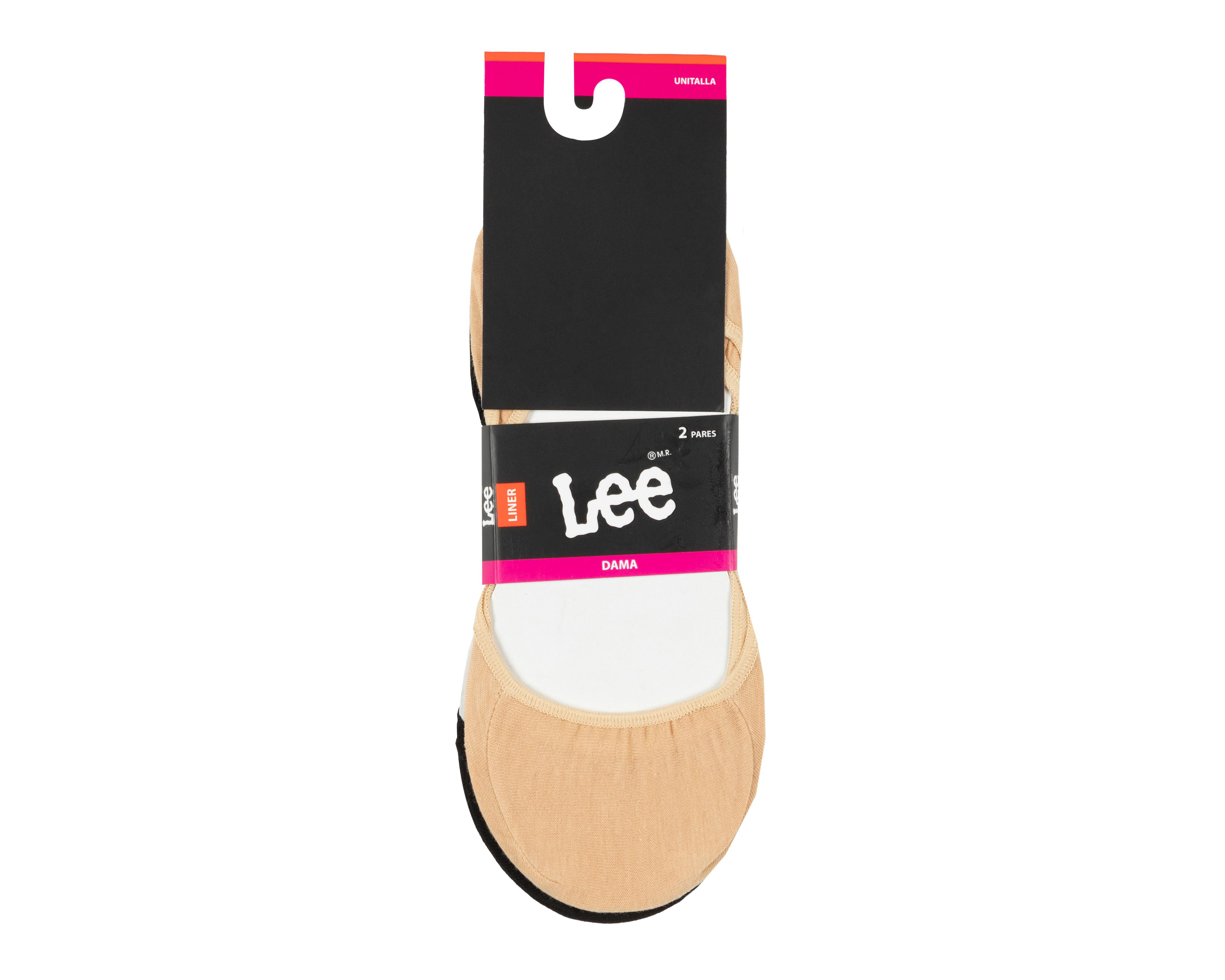 Foto 4 pulgar | Calcetas Invisibles Lee para Mujer 2 Pares