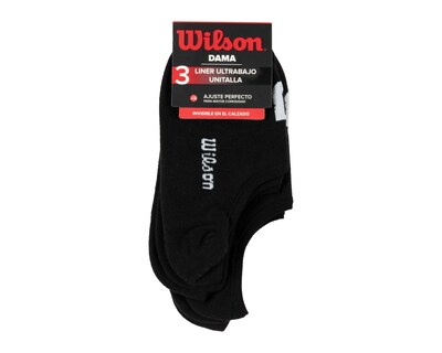 Foto 3 | Calcetas Invisibles Wilson para Mujer 3 Pares