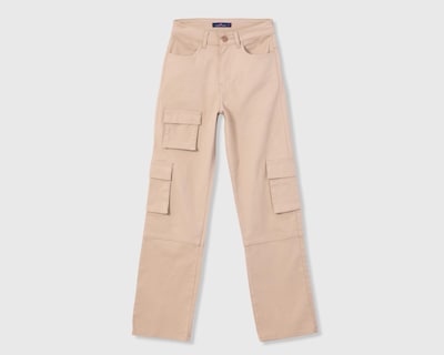Foto 1 | Pantalón de Gabardina York Team Polo Club con Bolsas Cargo