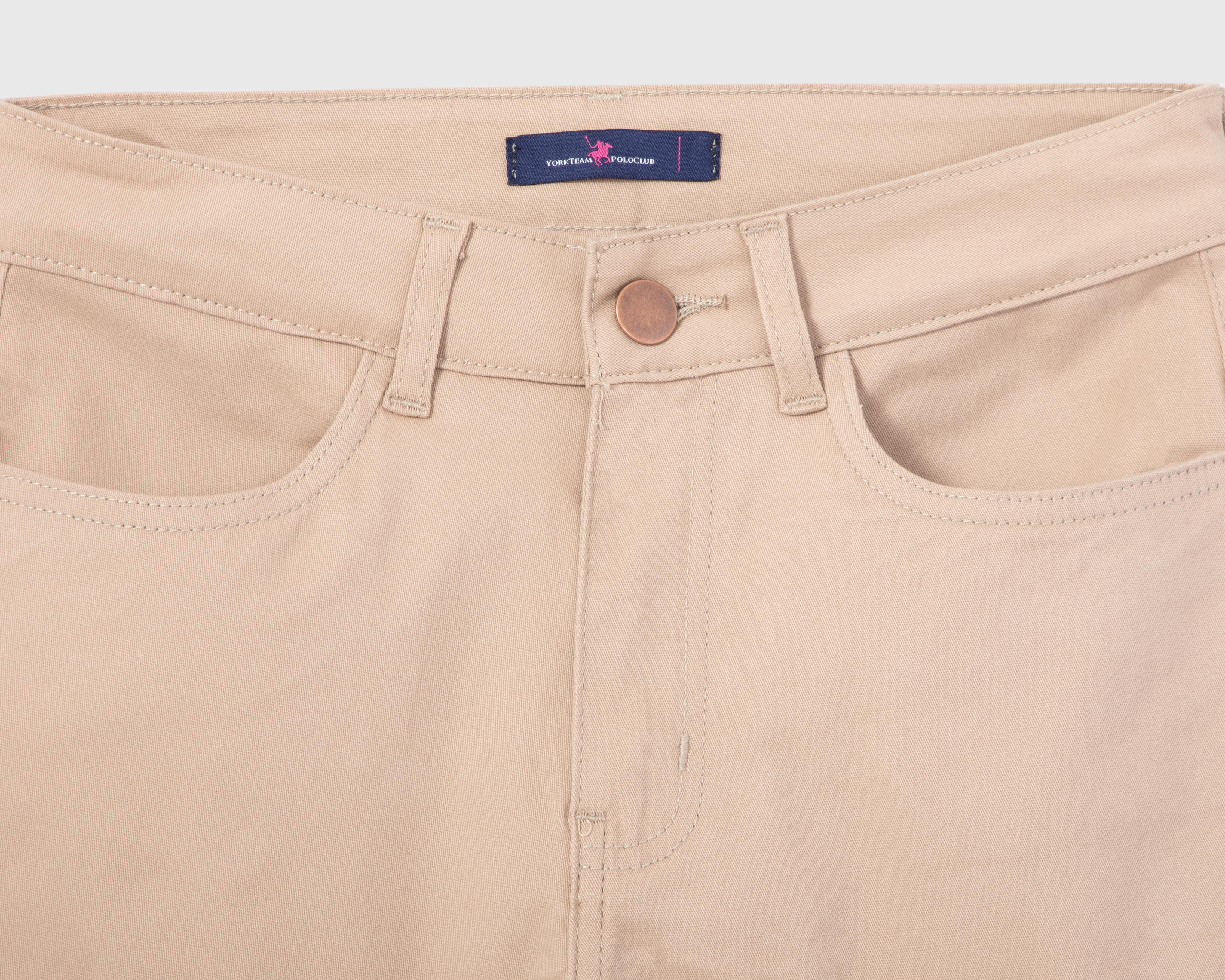Foto 4 pulgar | Pantalón de Gabardina York Team Polo Club con Bolsas Cargo