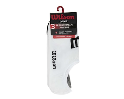 Foto 3 | Calcetas Invisibles Wilson para Mujer 3 Pares