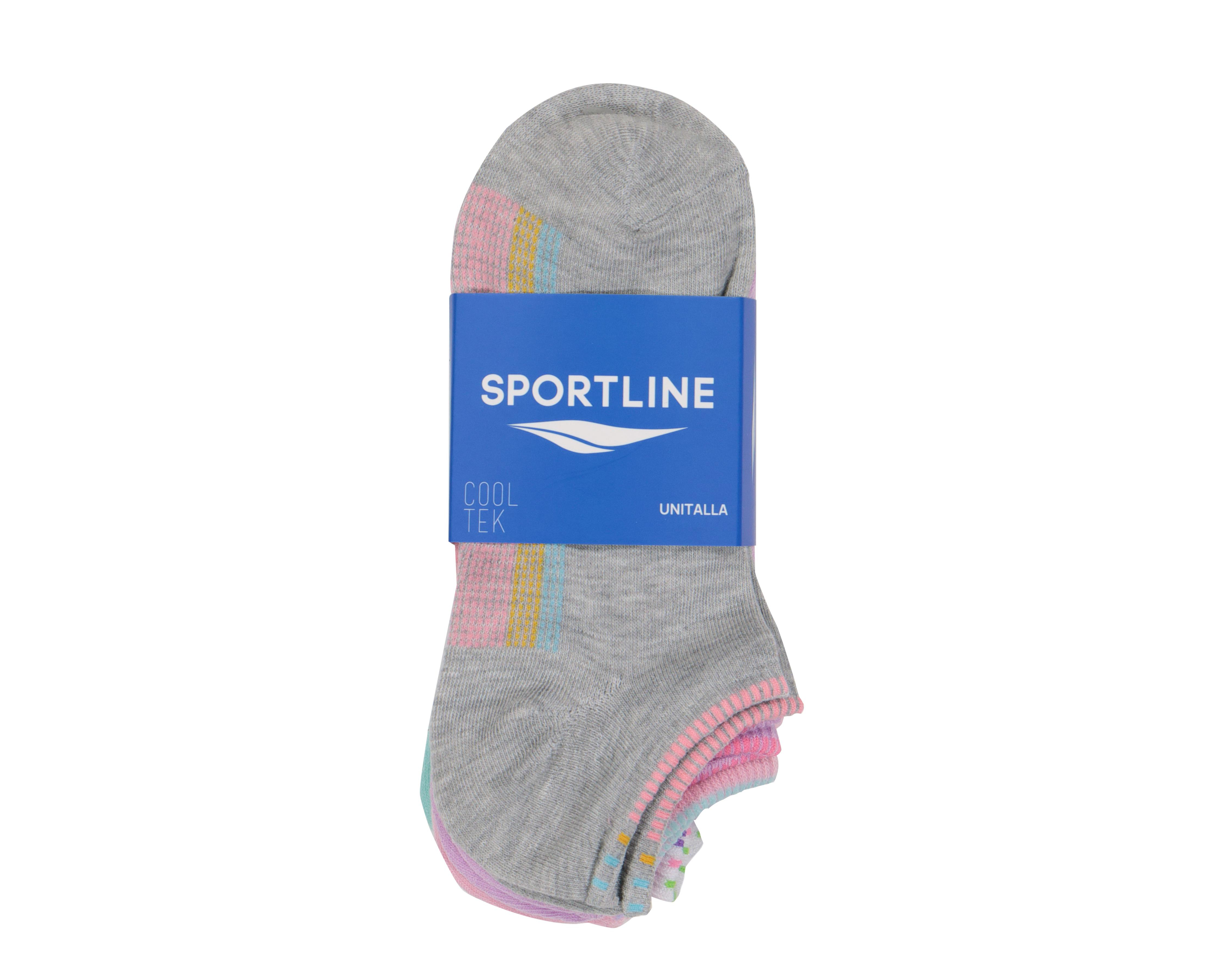 Foto 3 | Calcetas Deportivas Tines Sportline para Mujer 5 Pares