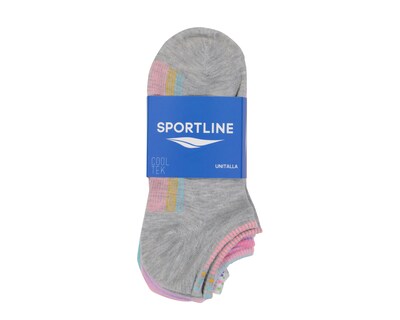 Foto 3 | Calcetas Deportivas Tines Sportline para Mujer 5 Pares