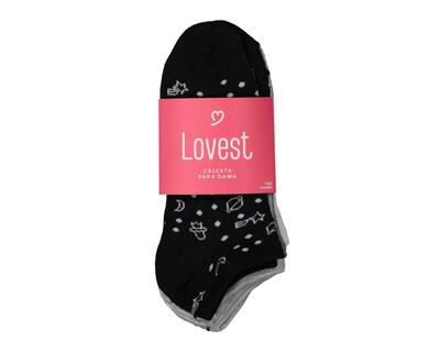 Foto 3 | Calcetas Tines Lovest para Mujer 10 Pares
