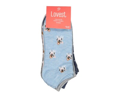 Foto 3 | Calcetas Tines Lovest para Mujer 6 Pares