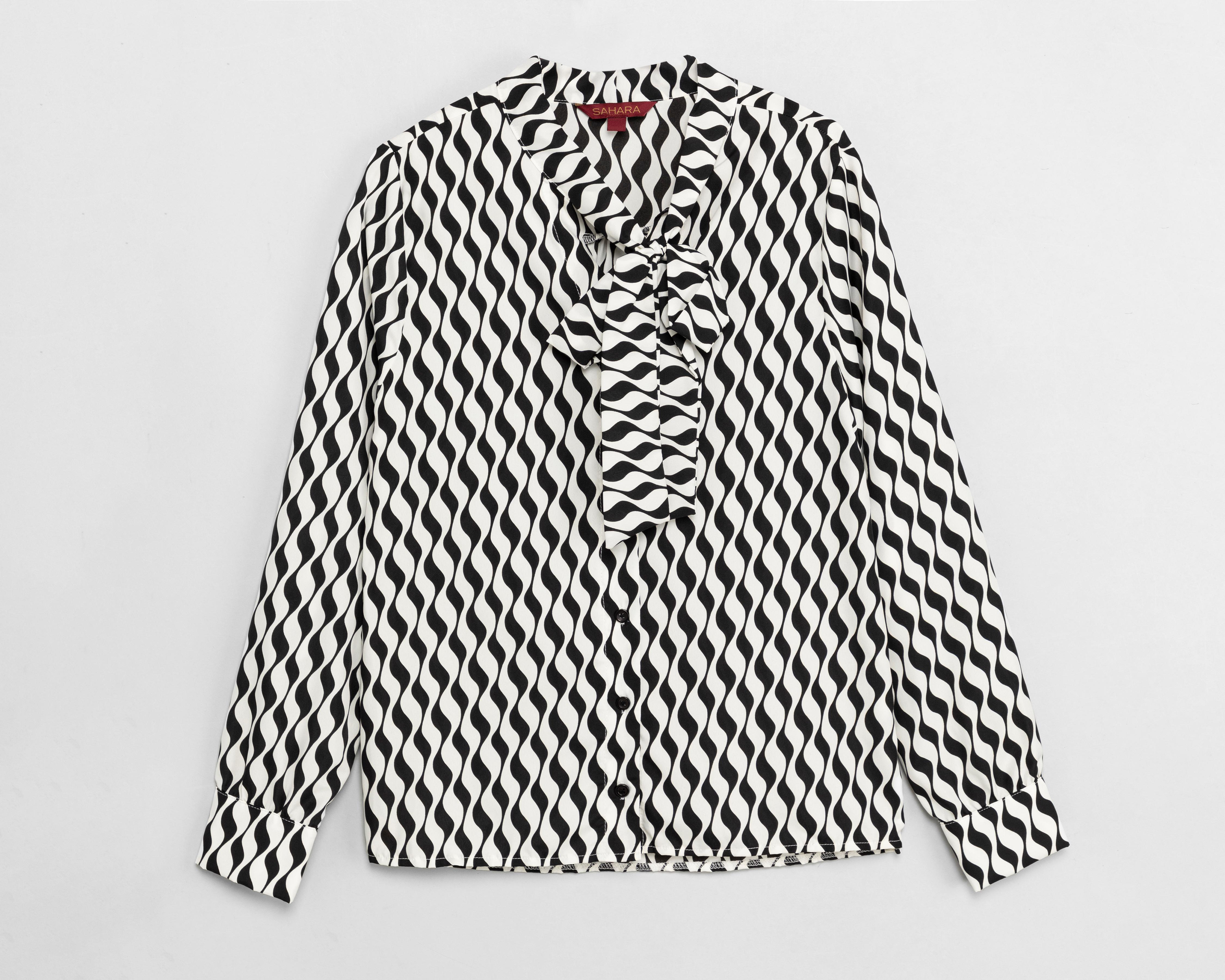 Blusa Sahara Manga Larga para Mujer
