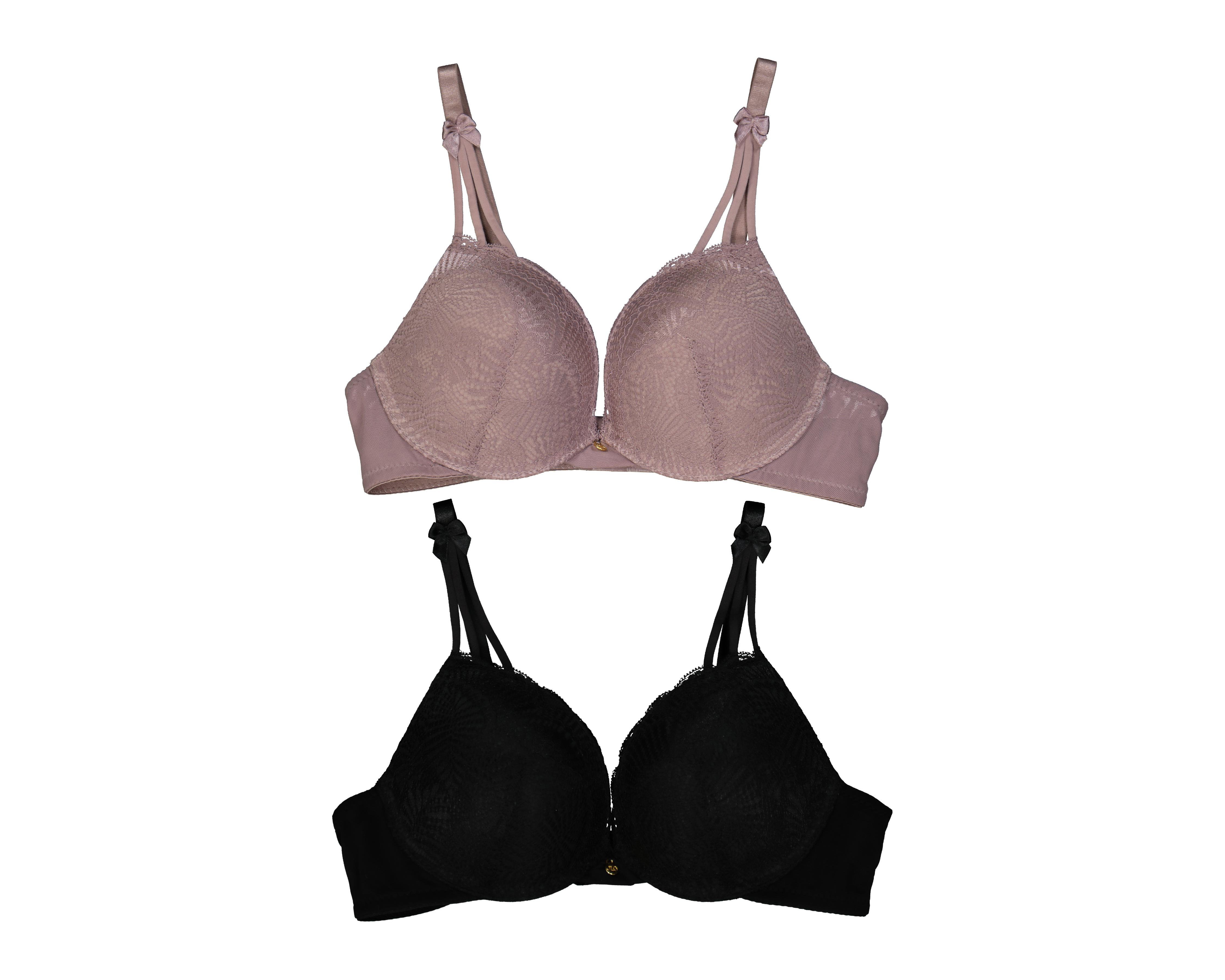 Foto 2 pulgar | Brasier de Encaje Jennifer Lopez con Varilla para Mujer 2 Pack