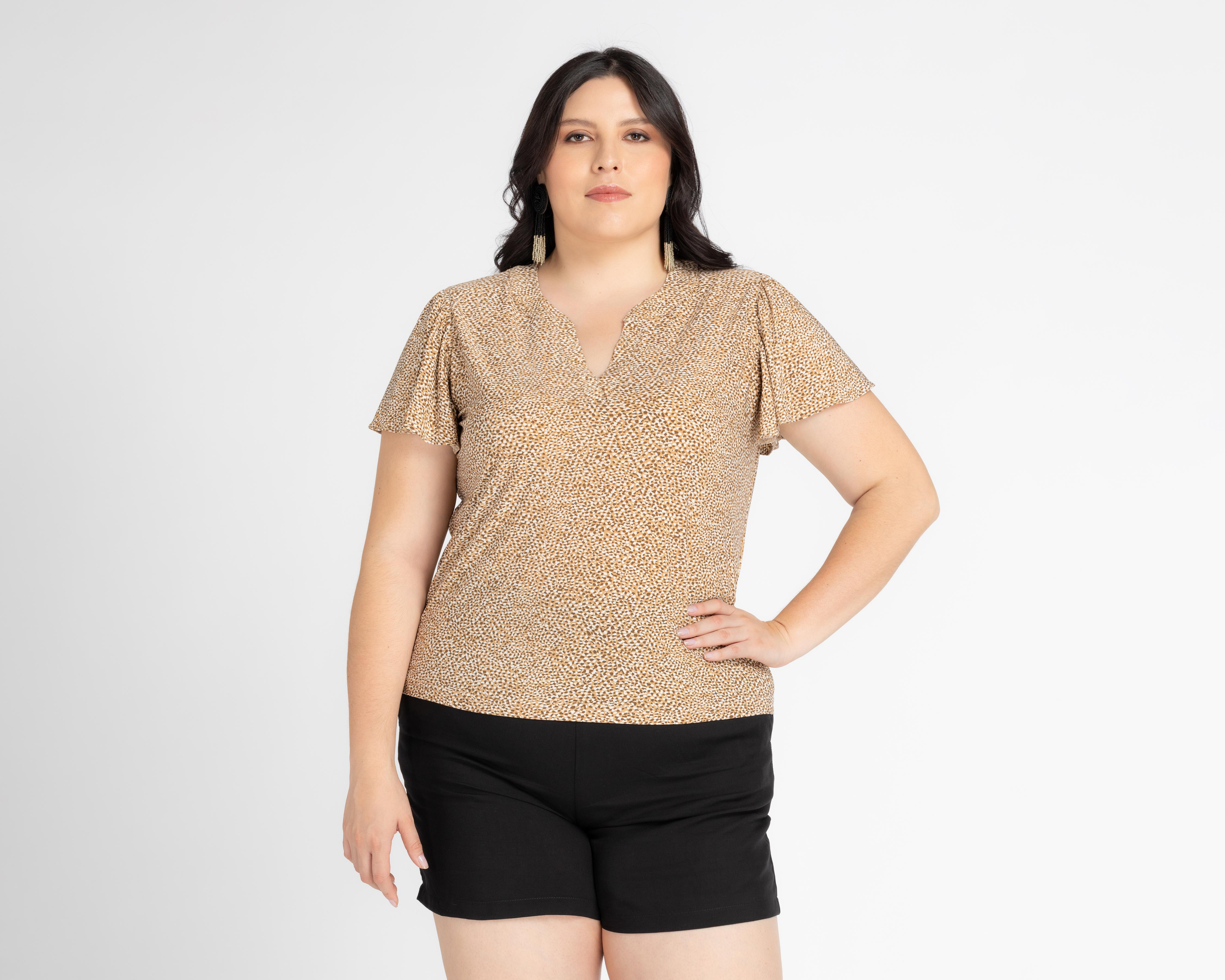 Foto 1 | Blusa Lady Sun Manga Corta Estampada