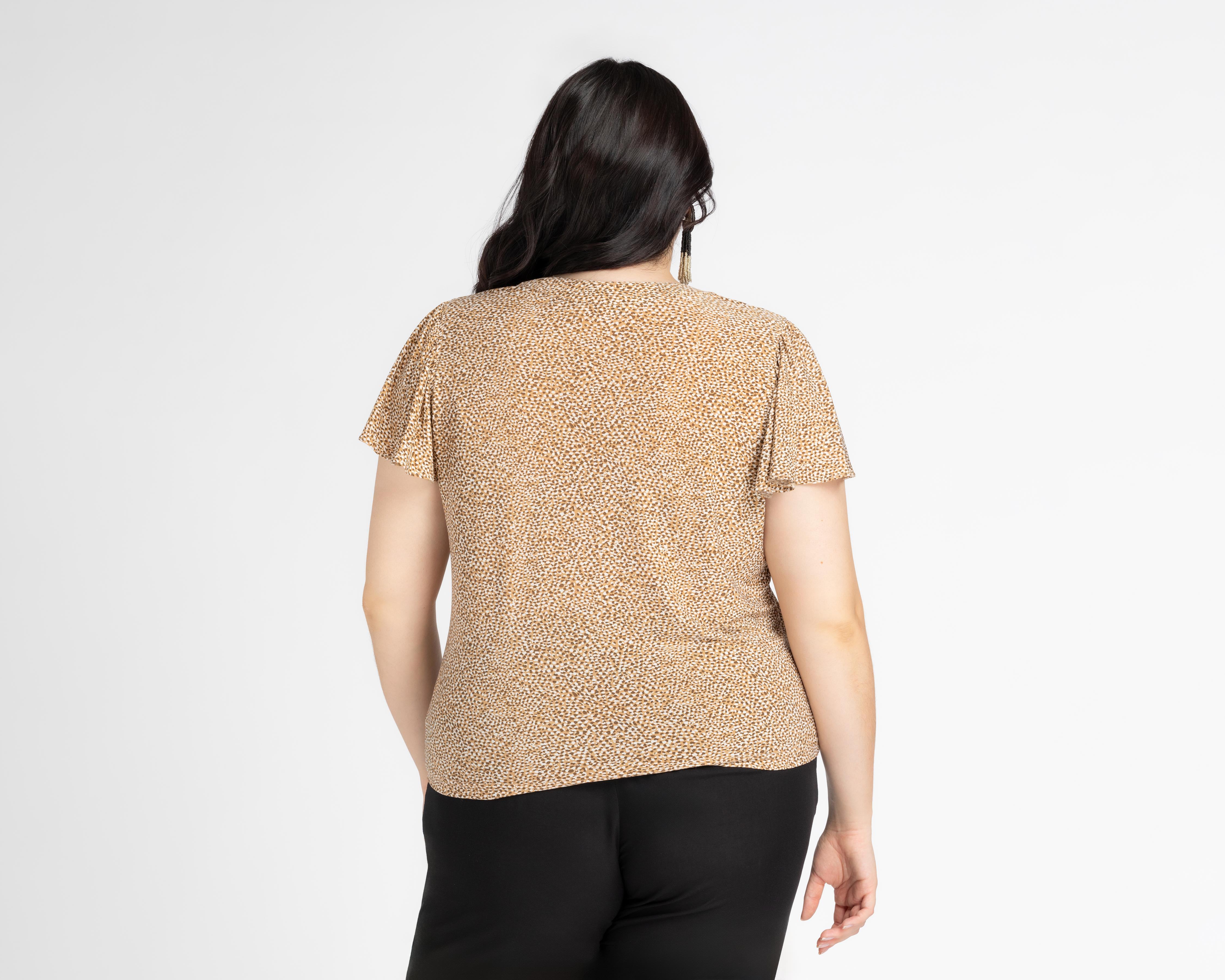 Foto 3 | Blusa Lady Sun Manga Corta Estampada