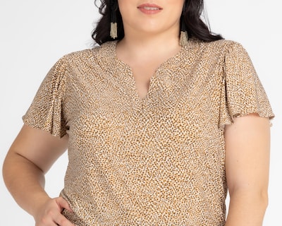 Foto 4 | Blusa Lady Sun Manga Corta Estampada