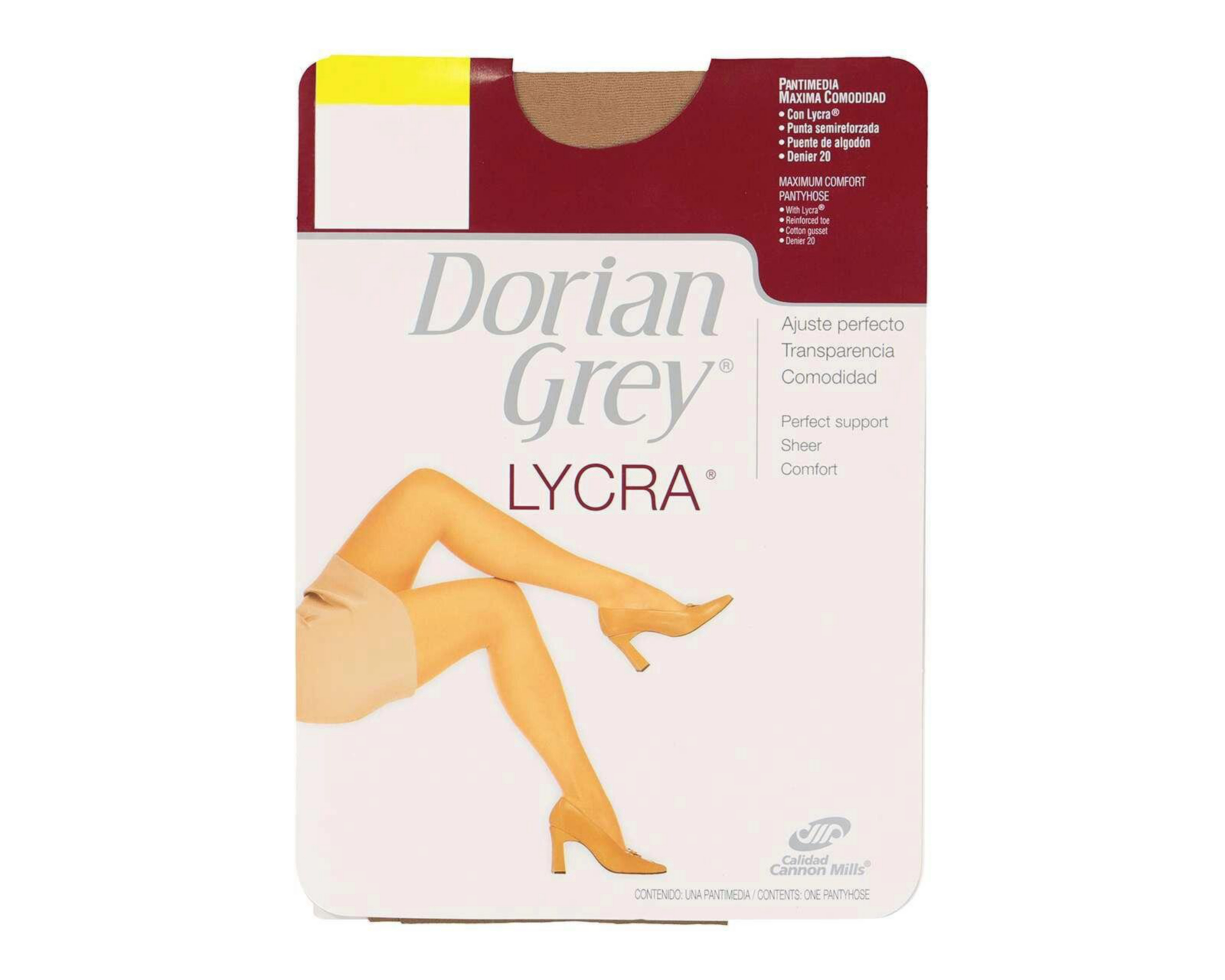 Foto 4 pulgar | Pantimedias Dorian Grey Natural