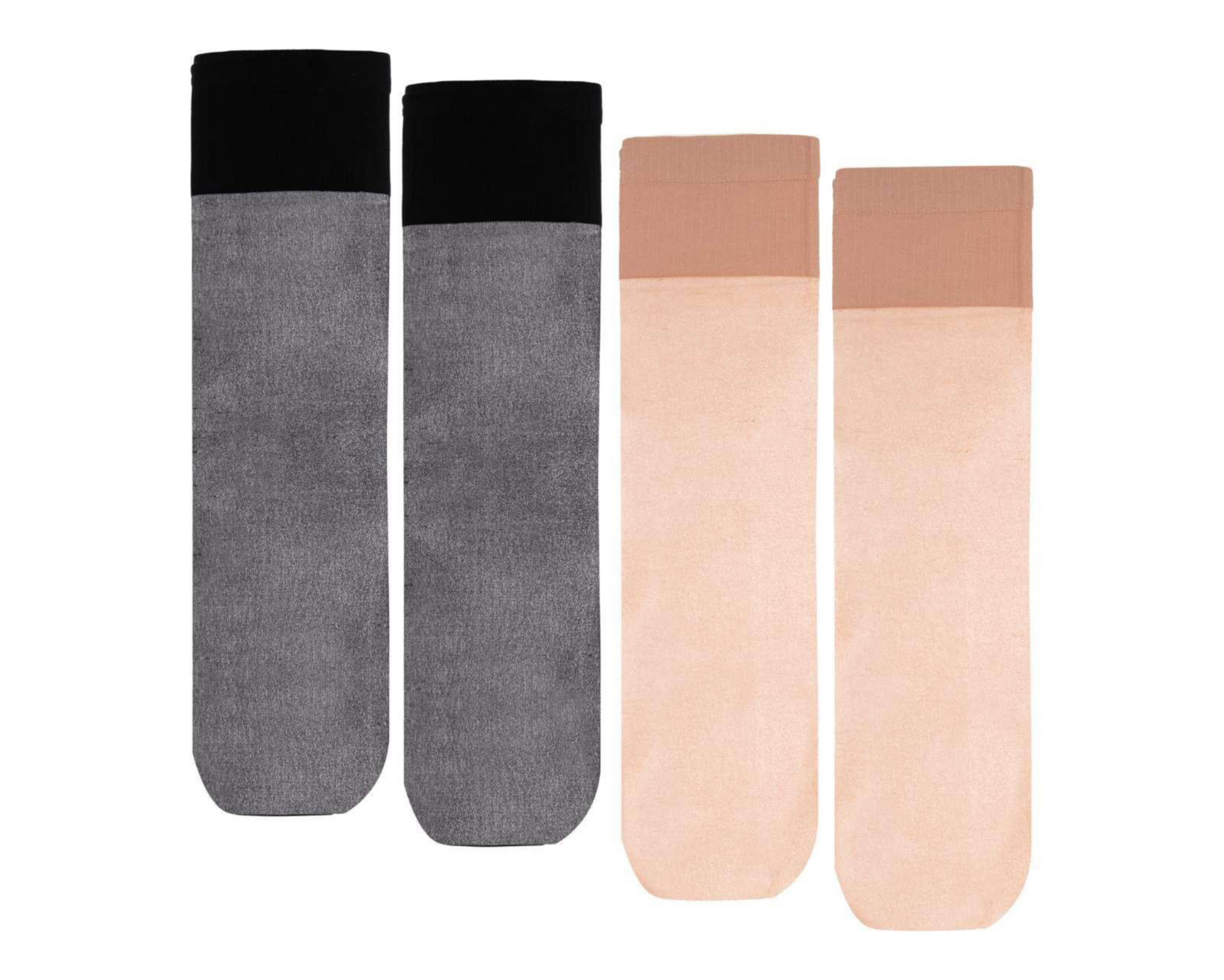 Foto 1 | Tobimedias Lovest Beige/Negro 2 Pares