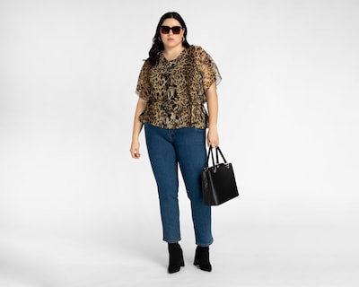 Foto 5 | Blusa Sahara Animal Print con Collar