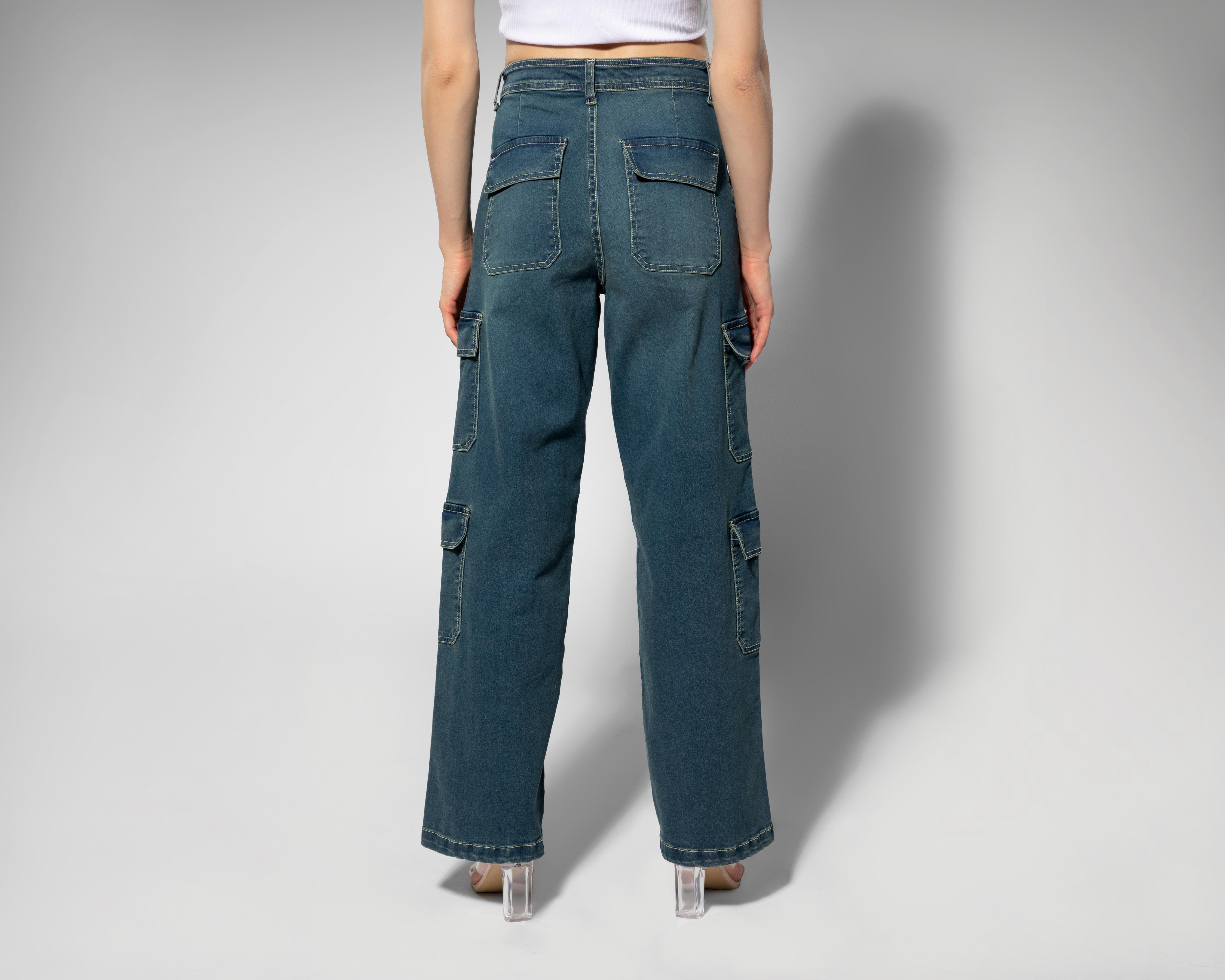 Foto 4 pulgar | Jeans Flare Thinner para Mujer