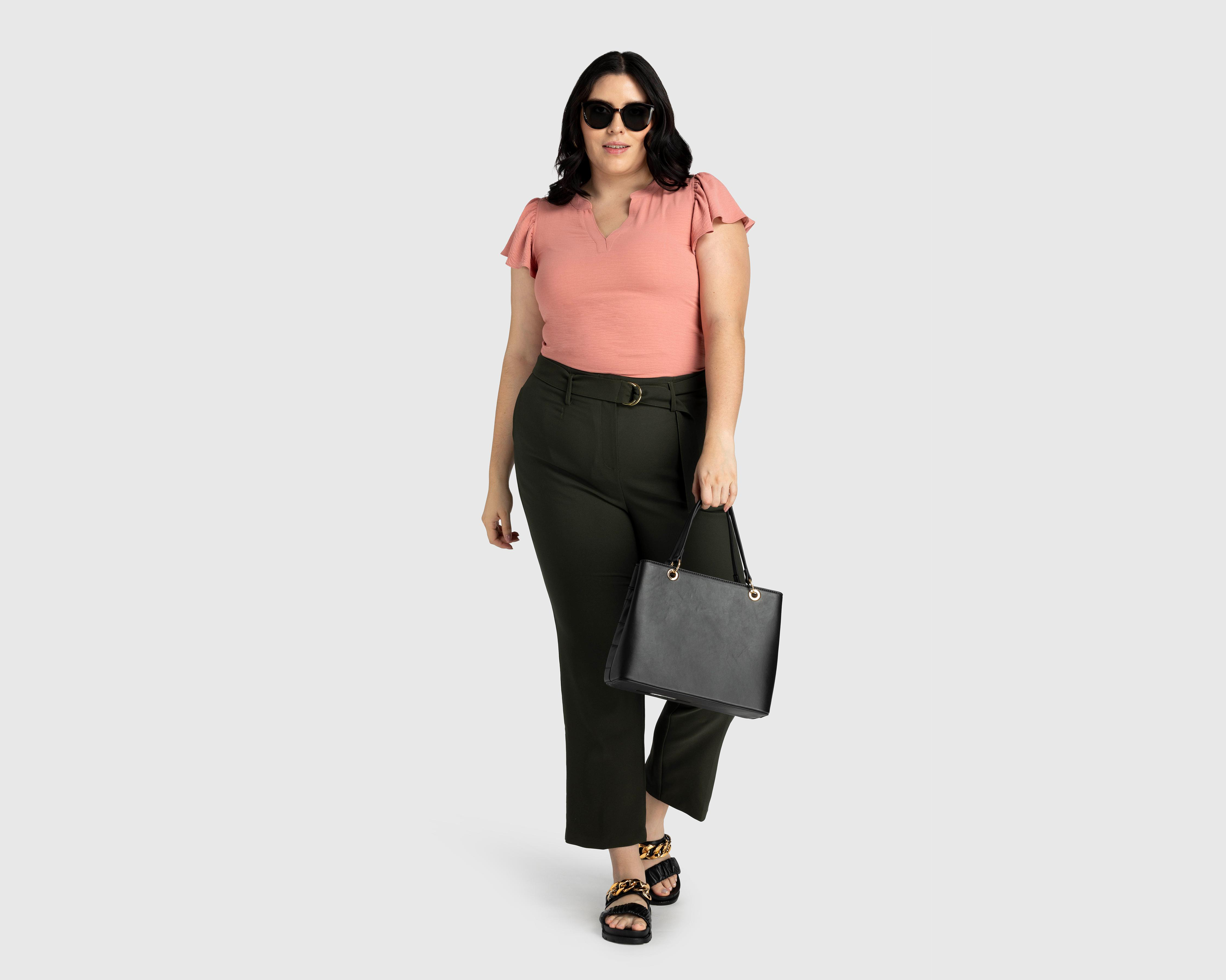 Foto 5 | Blusa Sahara Manga Corta Rosa