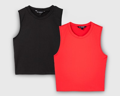 Foto 1 | Crop Top Thinner sin Mangas para Mujer 2 Piezas
