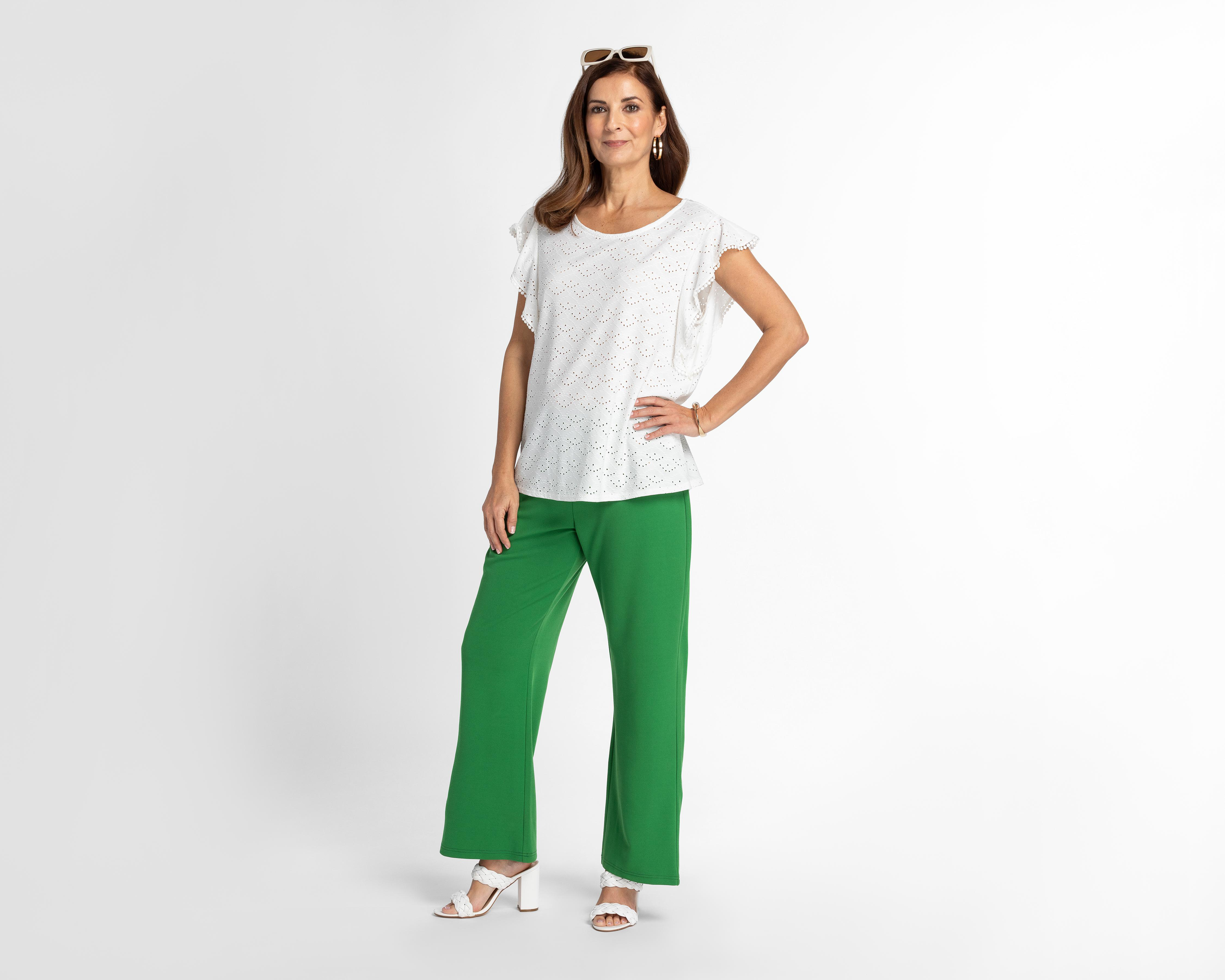 Foto 4 pulgar | Blusa Sahara Manga Corta con Holán