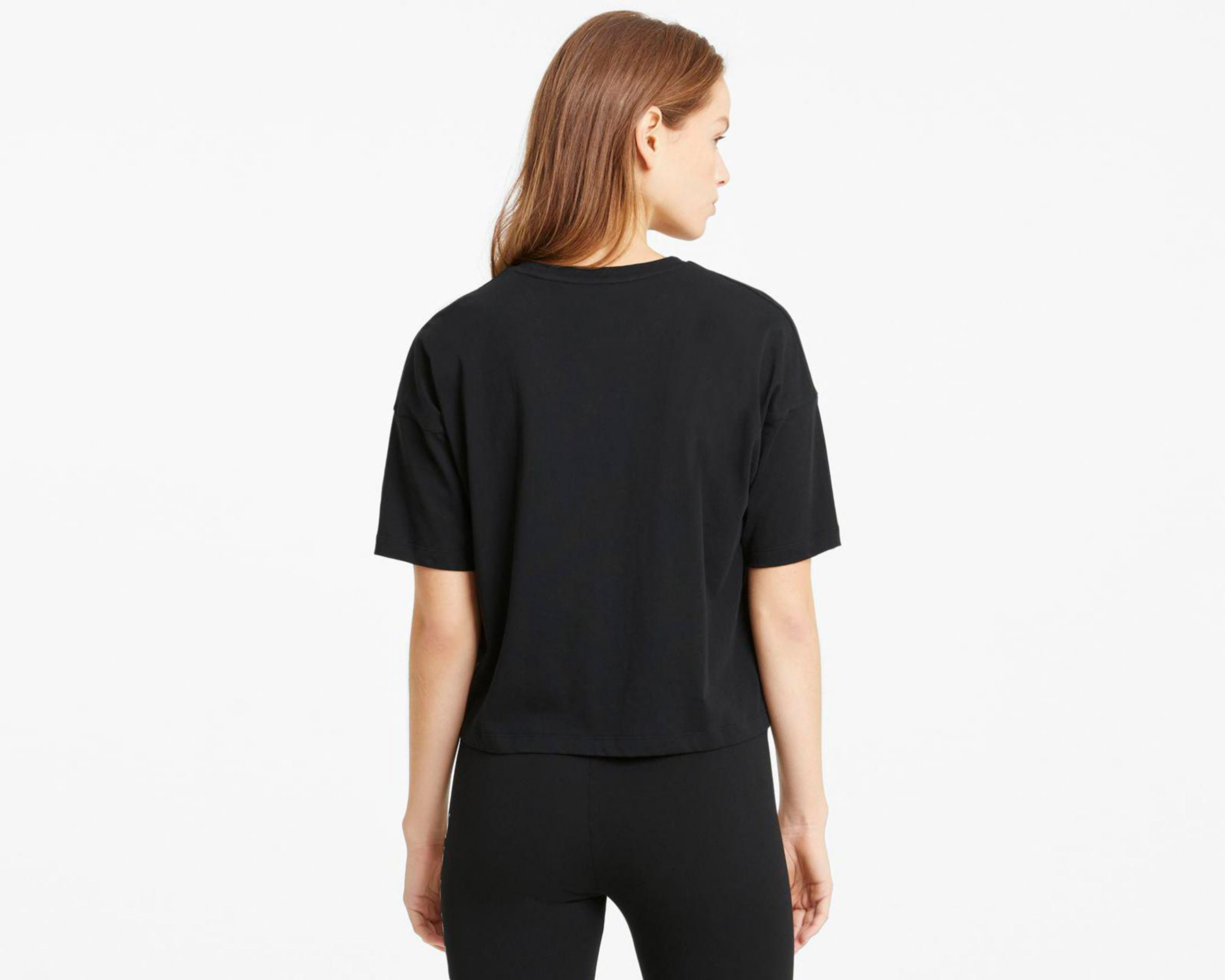 Foto 5 pulgar | Playera Puma Essentials Cropped para Mujer