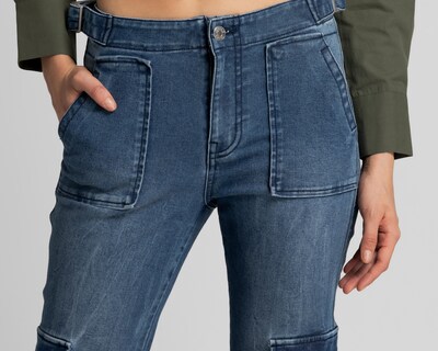 Foto 4 | Jeans Flare Refill para Mujer