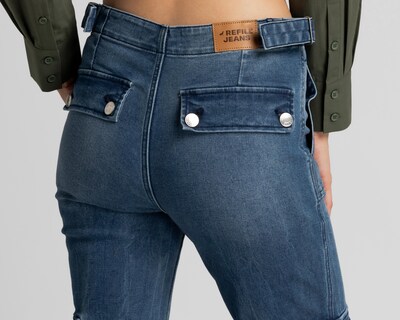 Foto 5 | Jeans Flare Refill para Mujer