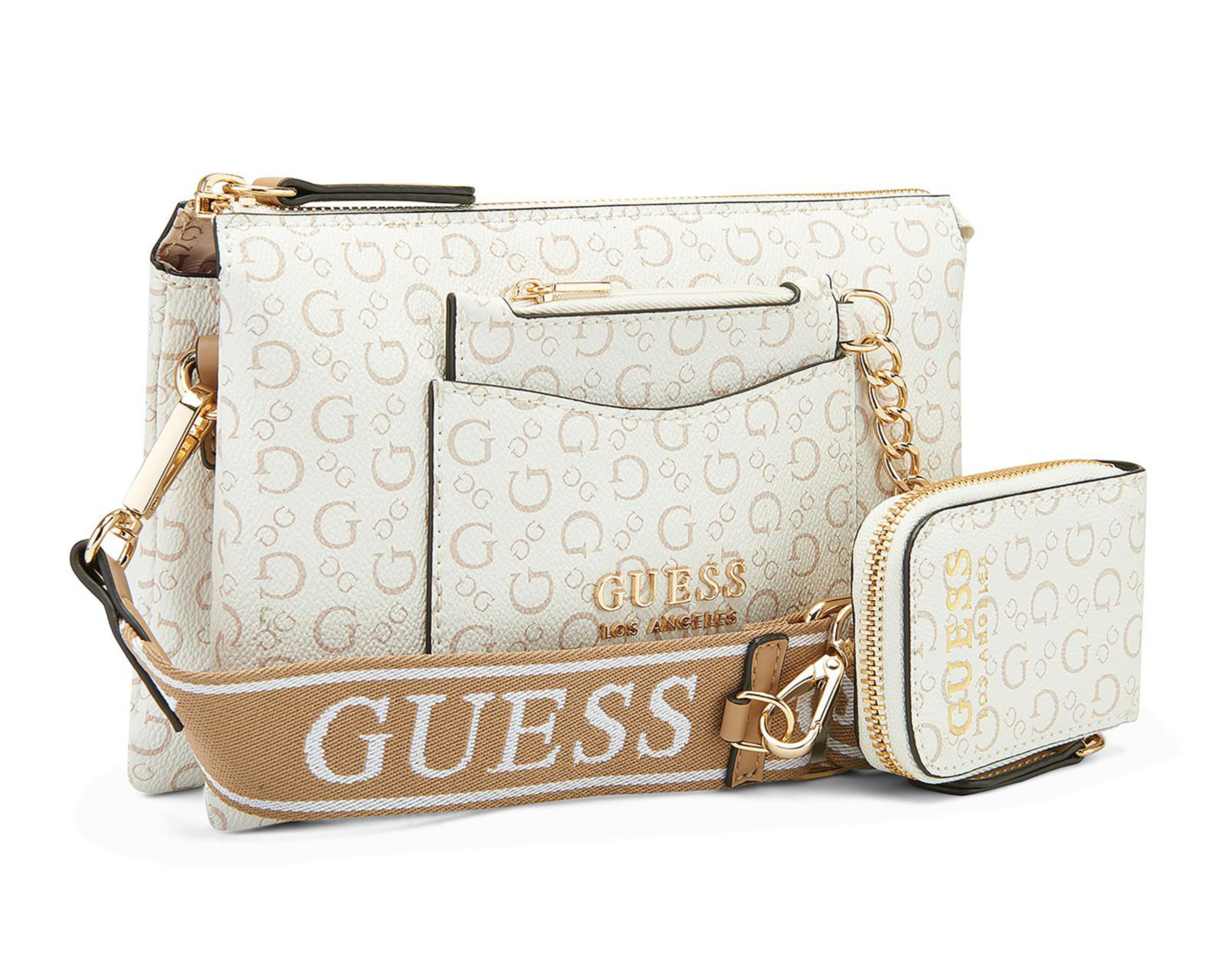 Bolsa Cruzada Guess con Monedero