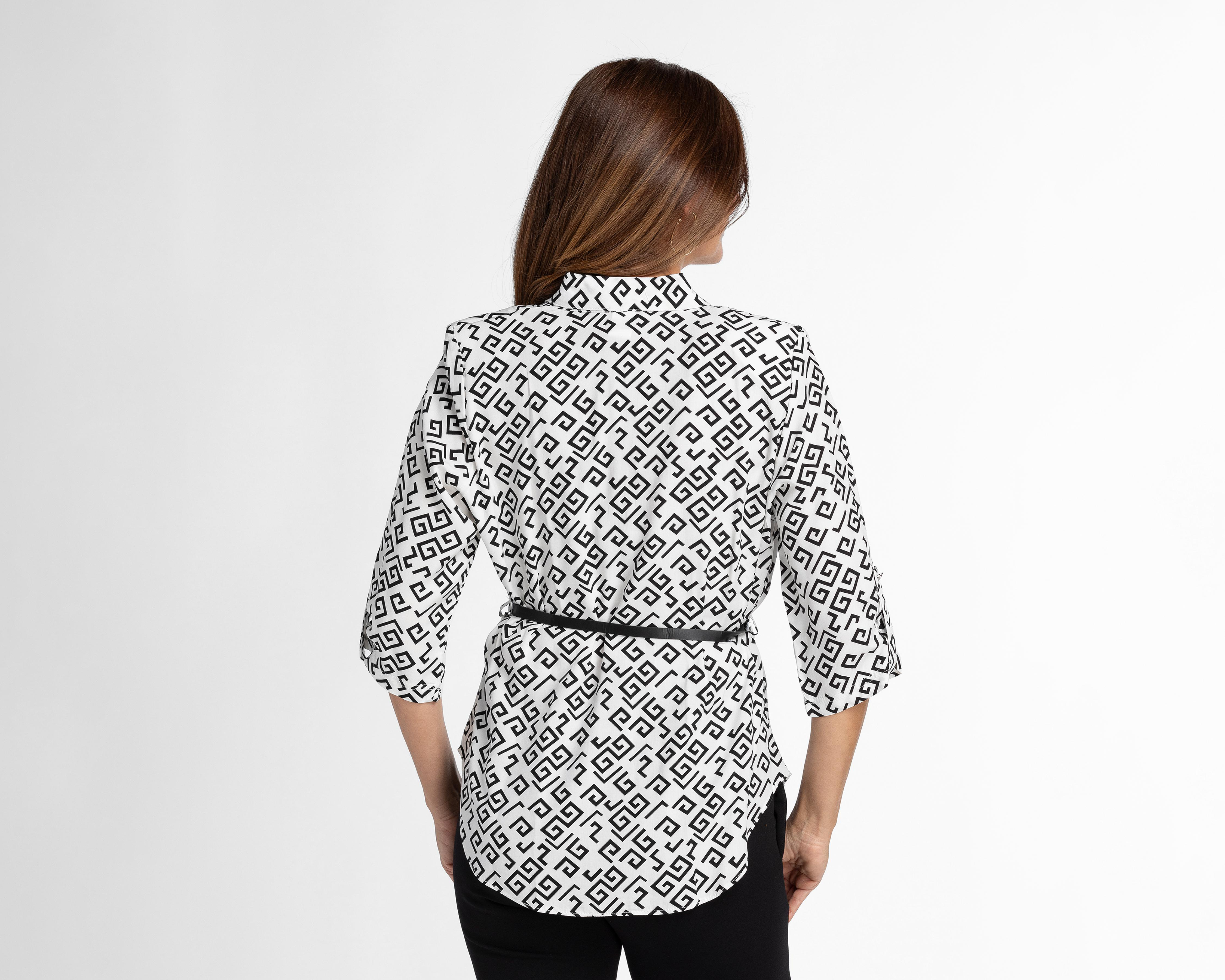 Foto 4 pulgar | Blusa Paloma Manga 3/4 con Estampado