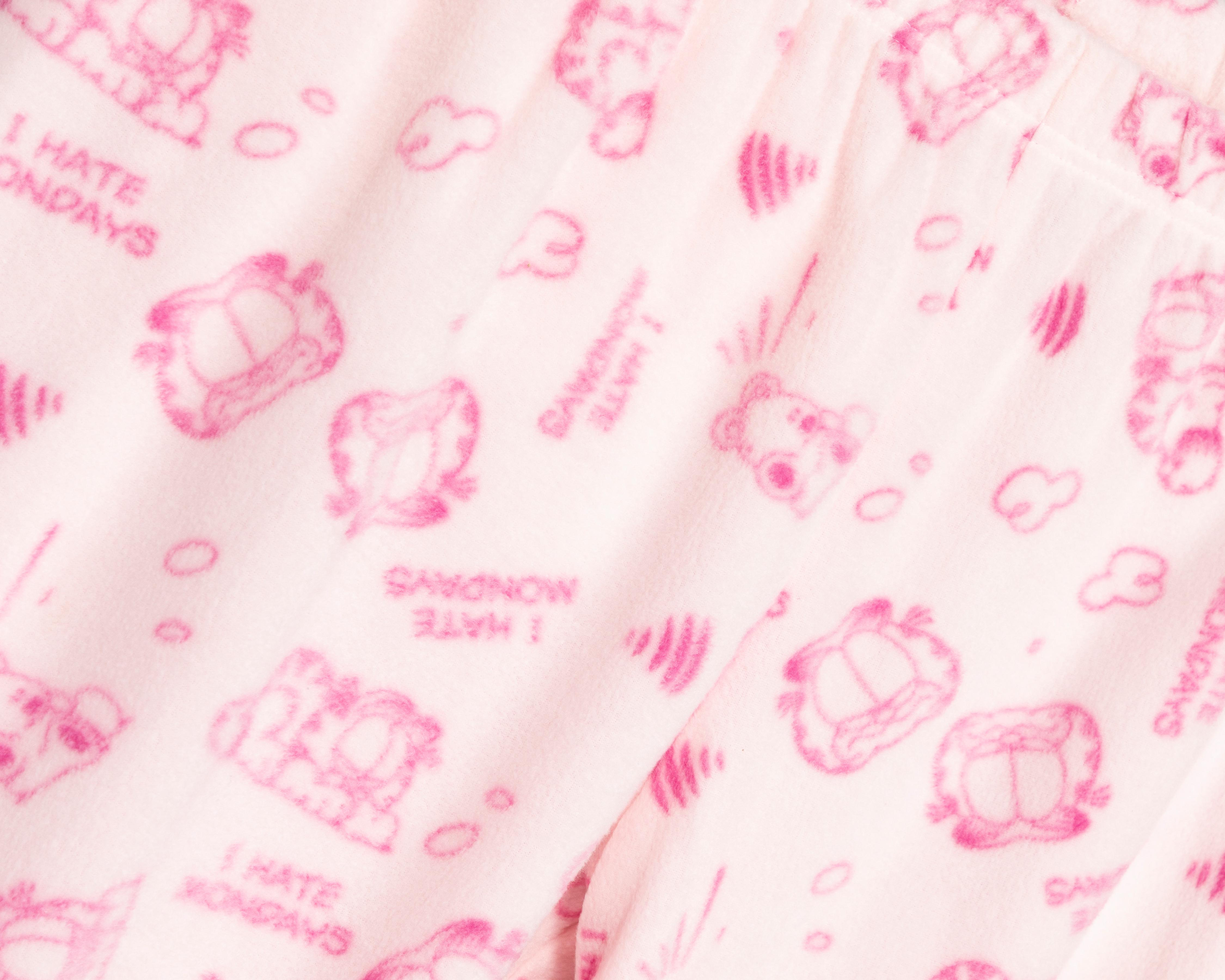 Foto 5 pulgar | Pijama Garfield para Mujer 2 Piezas