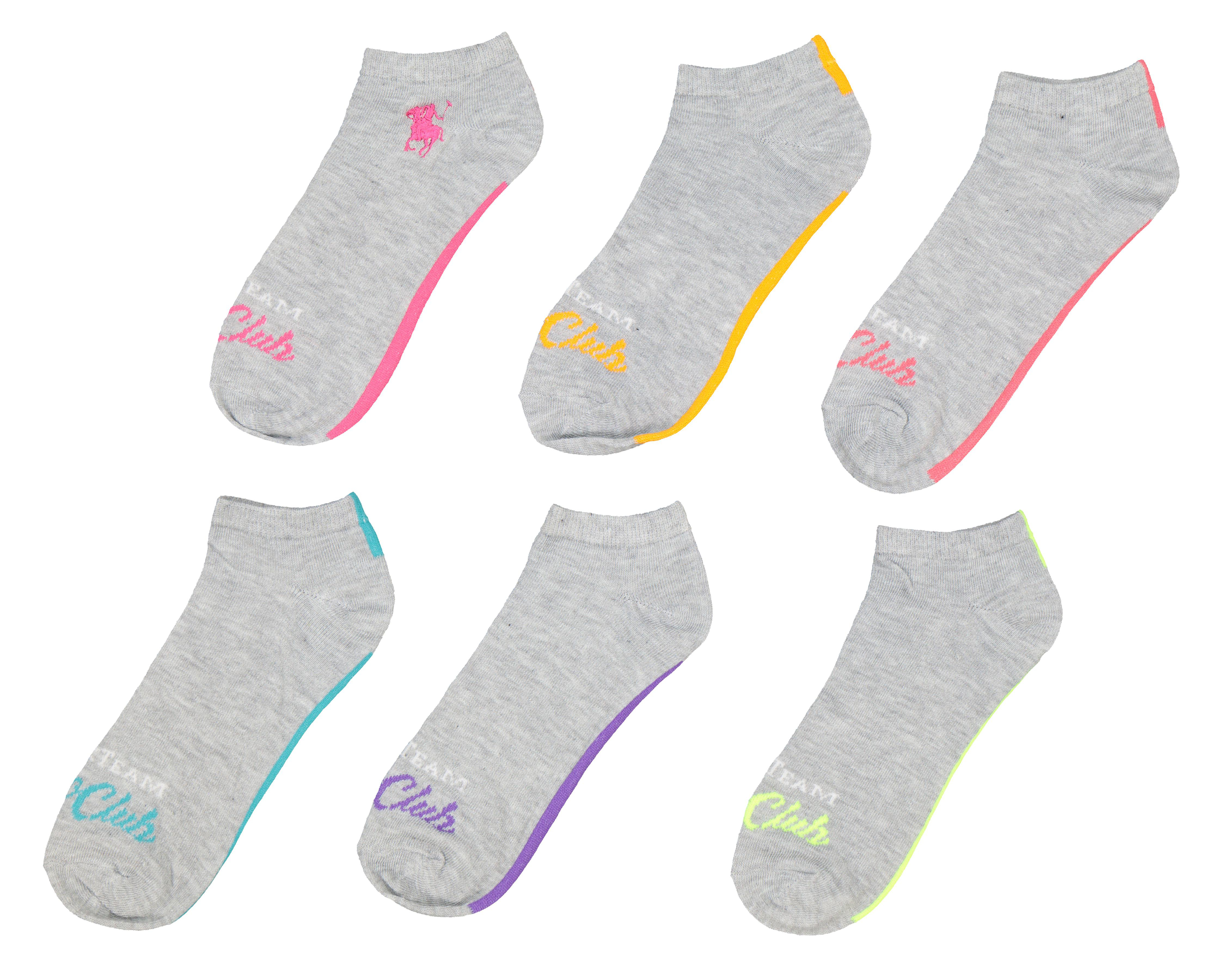 Foto 2 pulgar | Calcetas Tines York Team Polo Club para Mujer 6 Pares