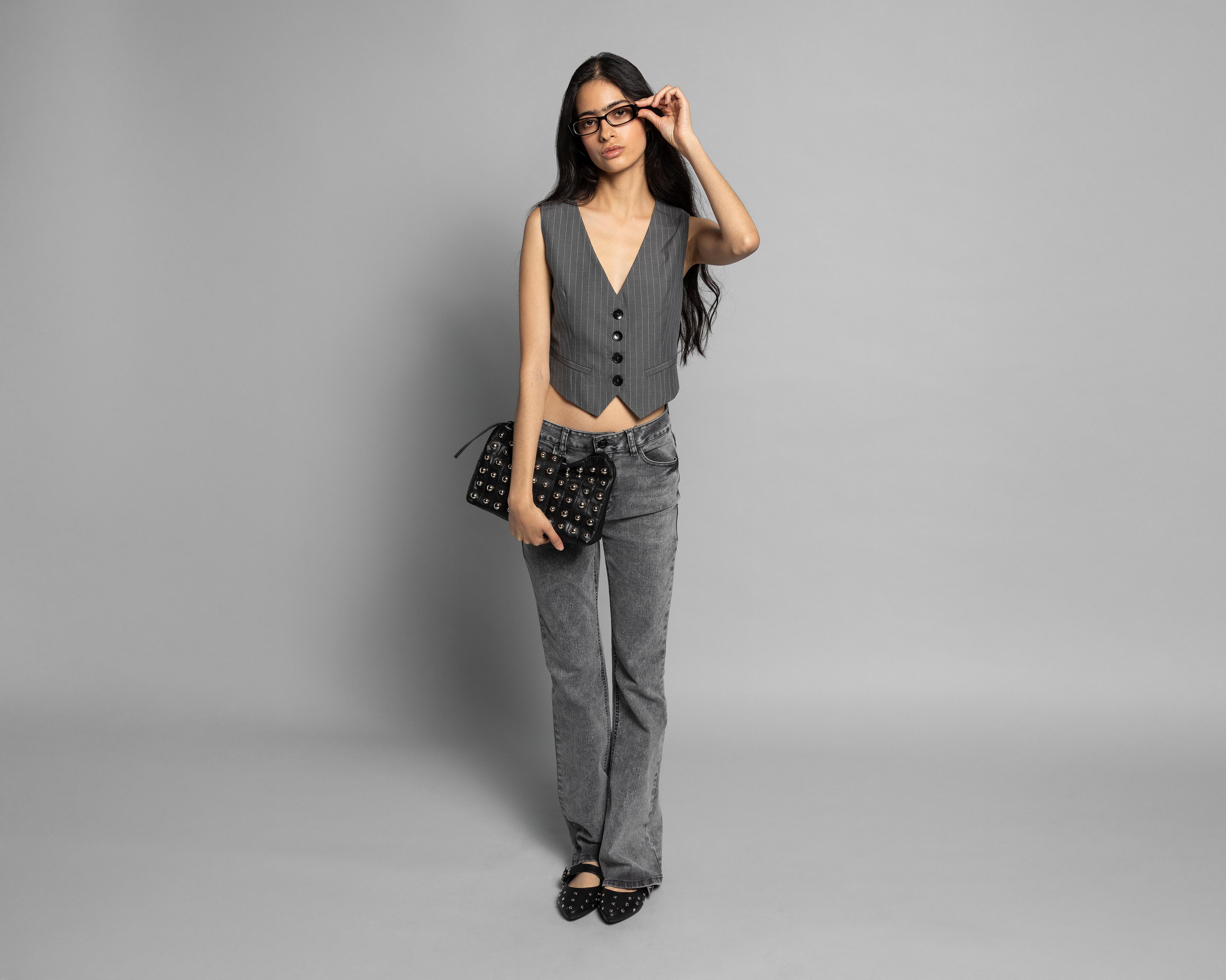 Foto 3 pulgar | Jeans Flare Thinner para Mujer