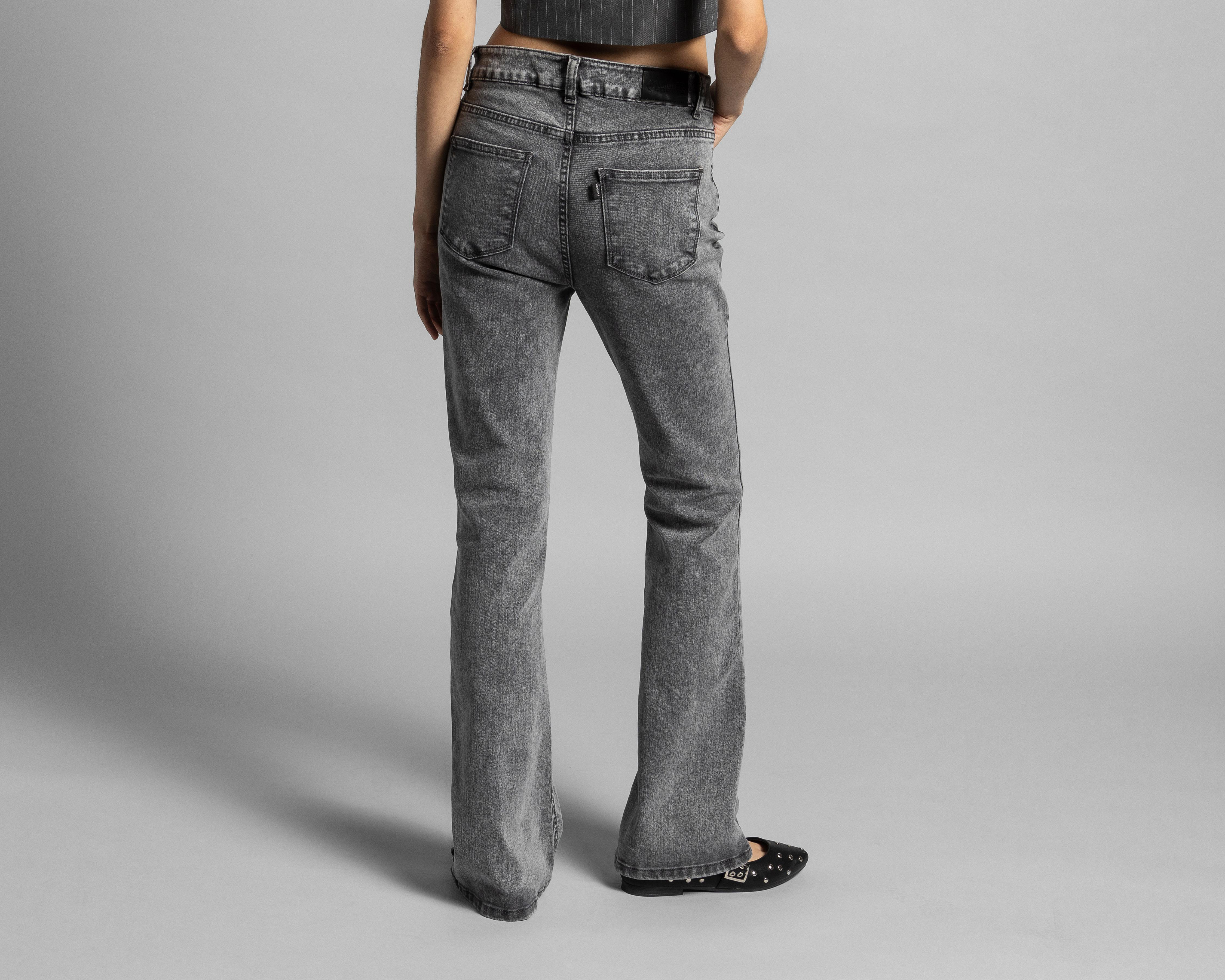 Foto 4 pulgar | Jeans Flare Thinner para Mujer