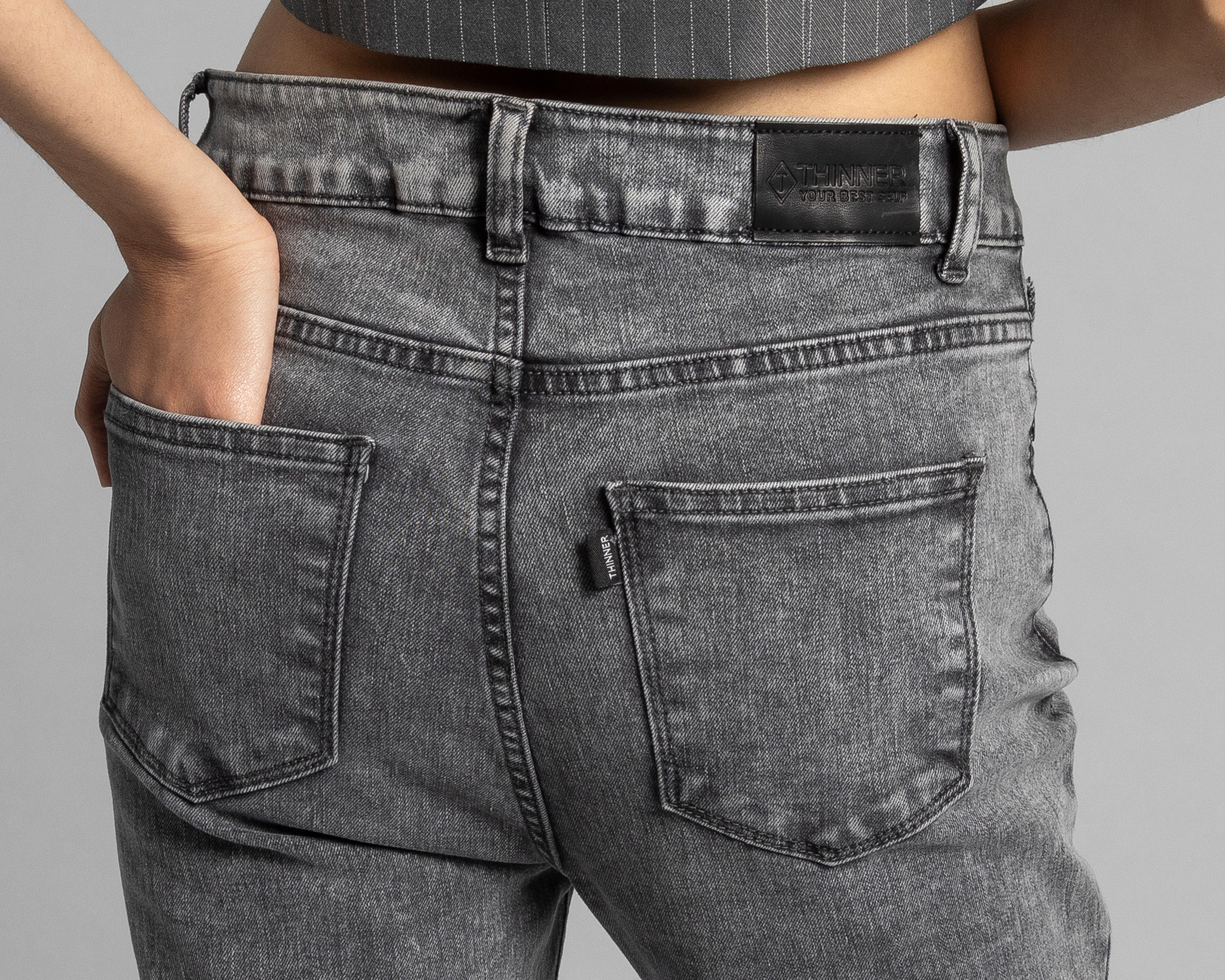 Foto 6 pulgar | Jeans Flare Thinner para Mujer
