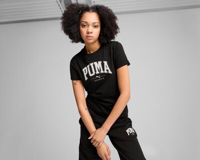Foto 3 | Playera Puma Squad Graphic Tee de Entrenamiento para Mujer