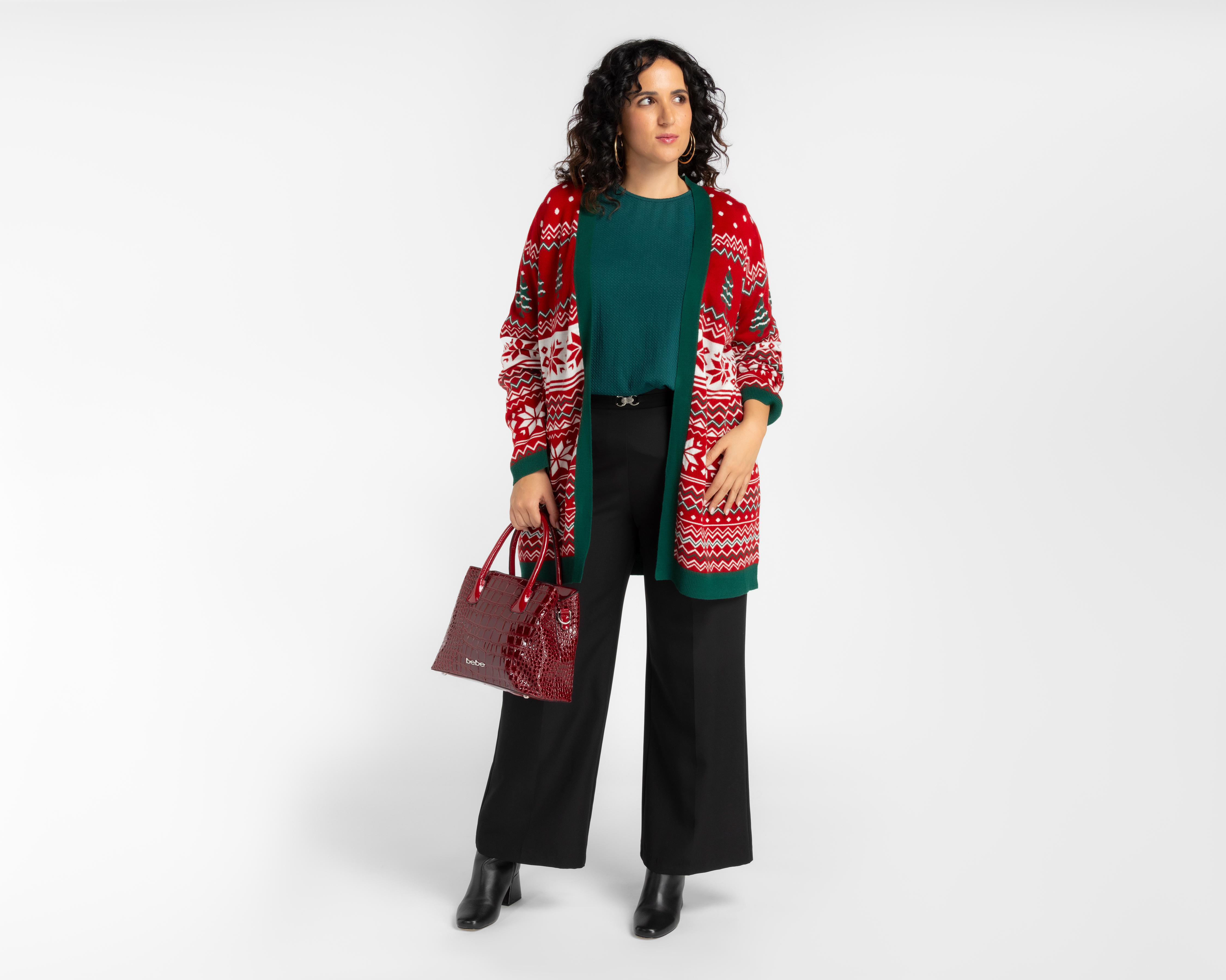 Foto 2 | Cárdigan Navideño Lady Sun para Mujer