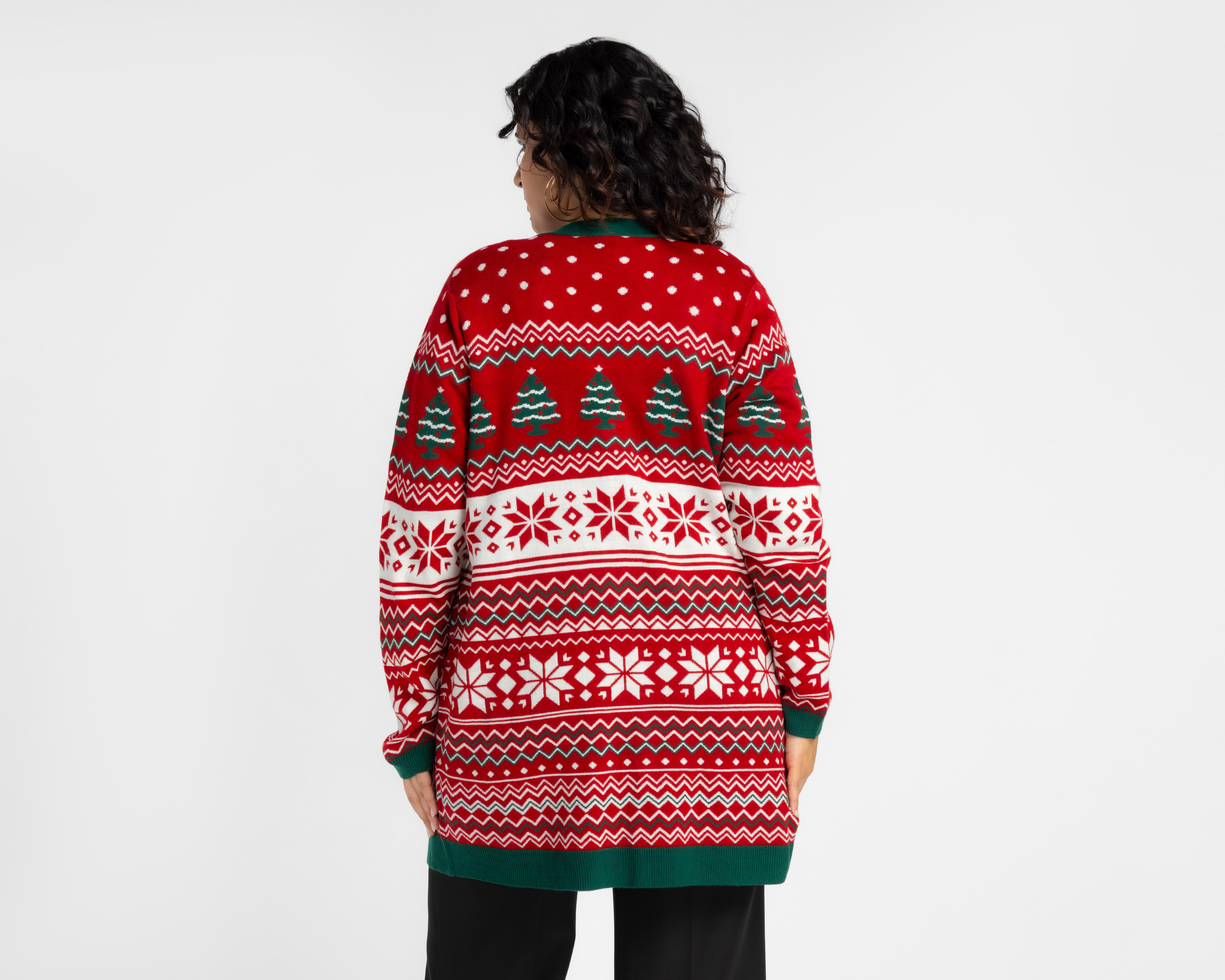 Foto 4 pulgar | Cárdigan Navideño Lady Sun para Mujer