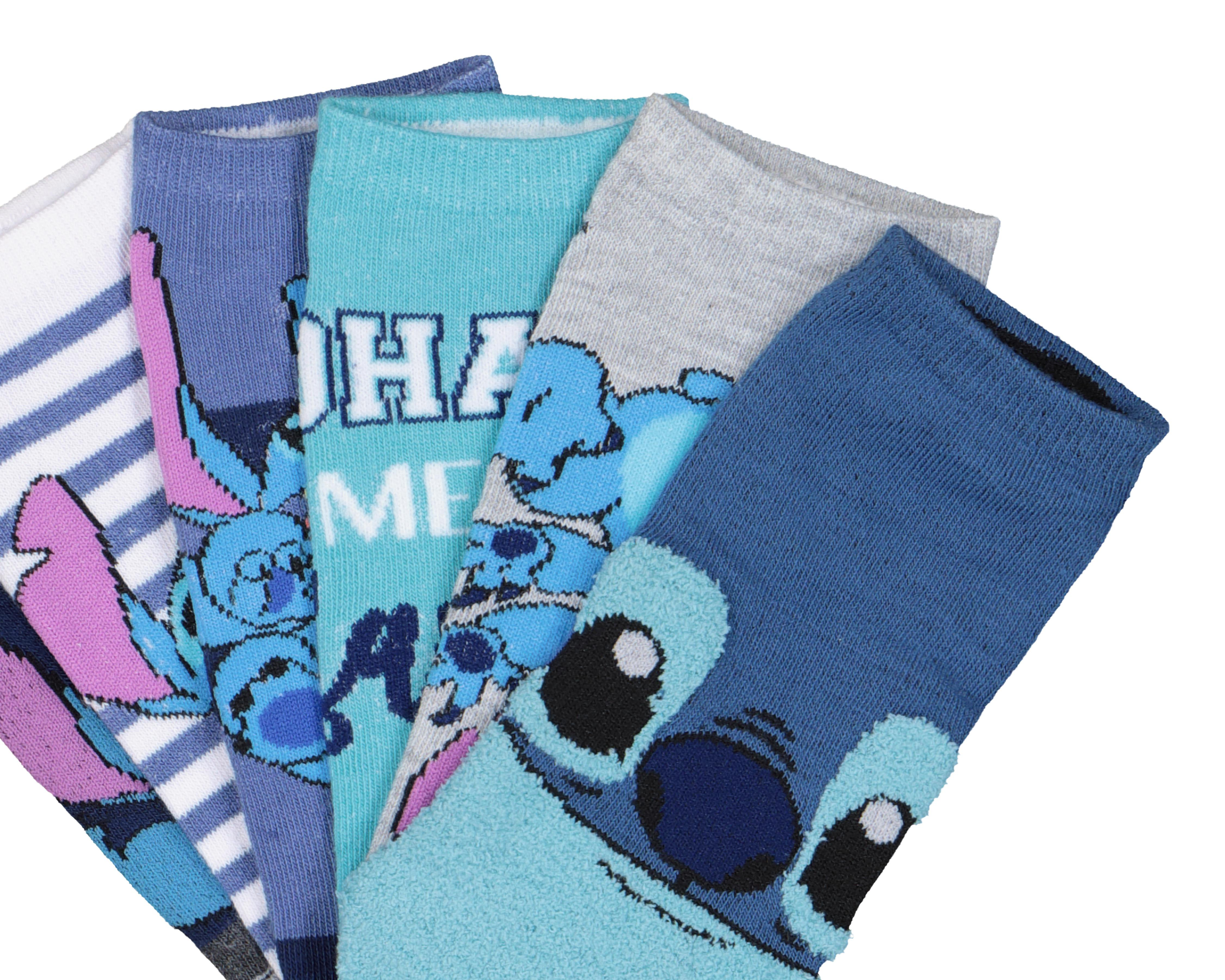 Foto 3 pulgar | Calcetas Tines Disney para Mujer 6 Pares