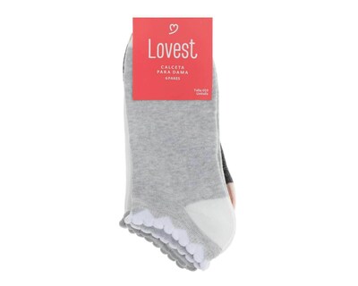 Foto 3 | Calcetas Tines Lovest para Mujer 6 Pares