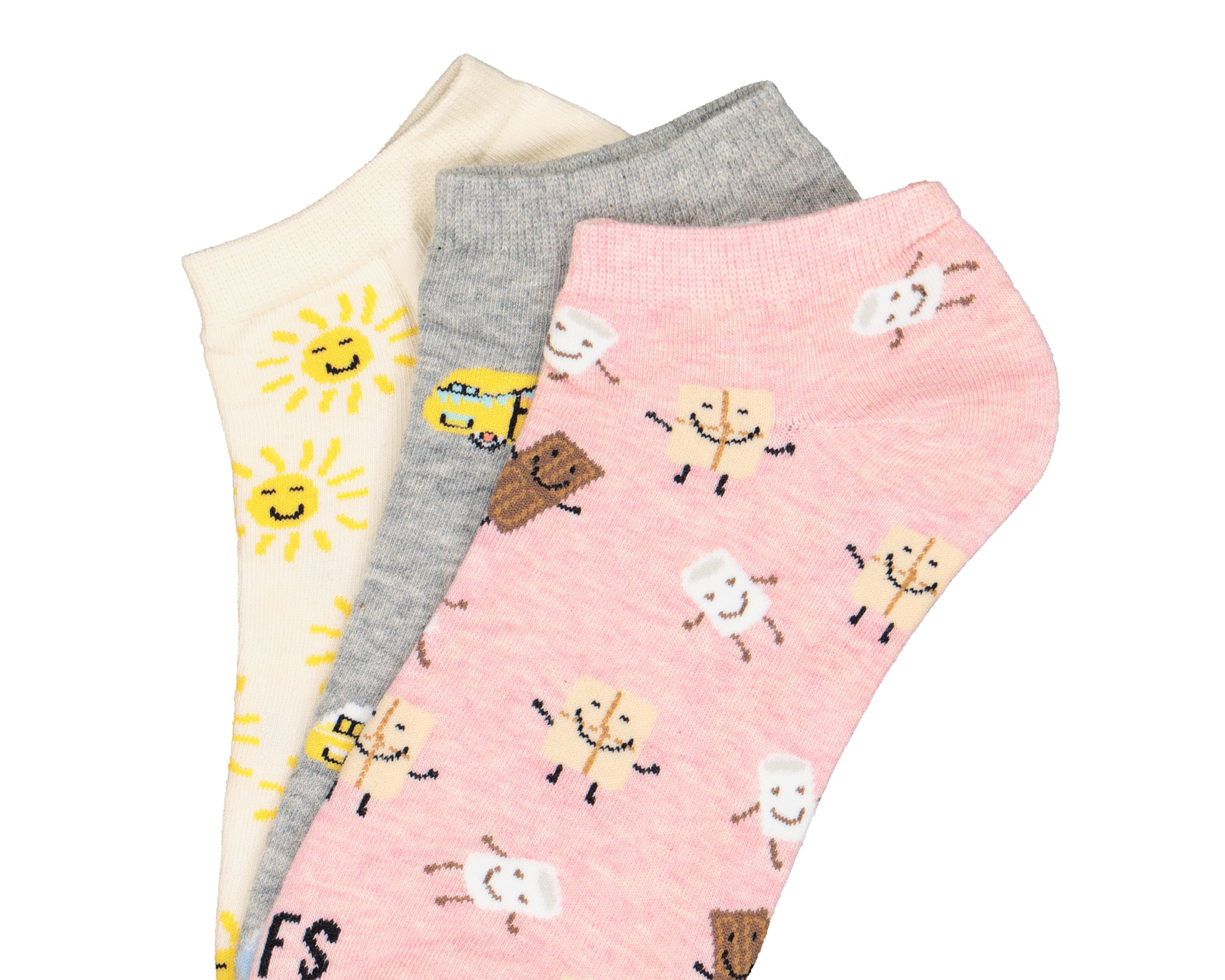 Foto 3 pulgar | Calcetas Tines Lovest Estampadas para Mujer 3 Pares