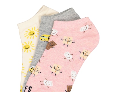 Foto 2 | Calcetas Tines Lovest Estampadas para Mujer 3 Pares